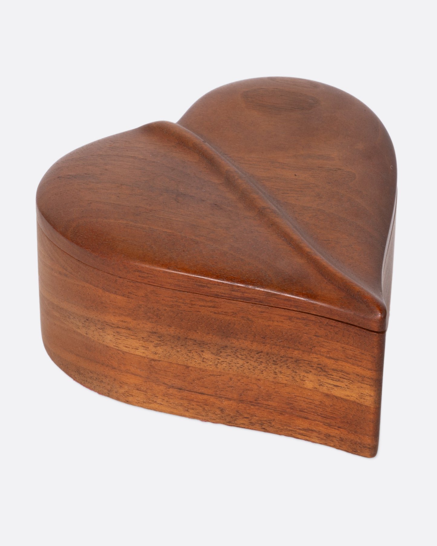 Wooden Heart Shaped Box