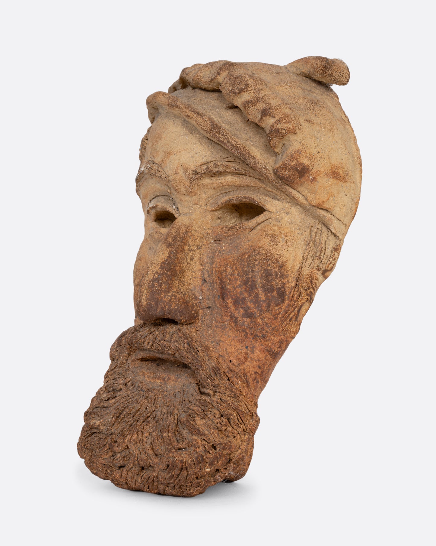 Artist Signed Ceramic Portrait Mask