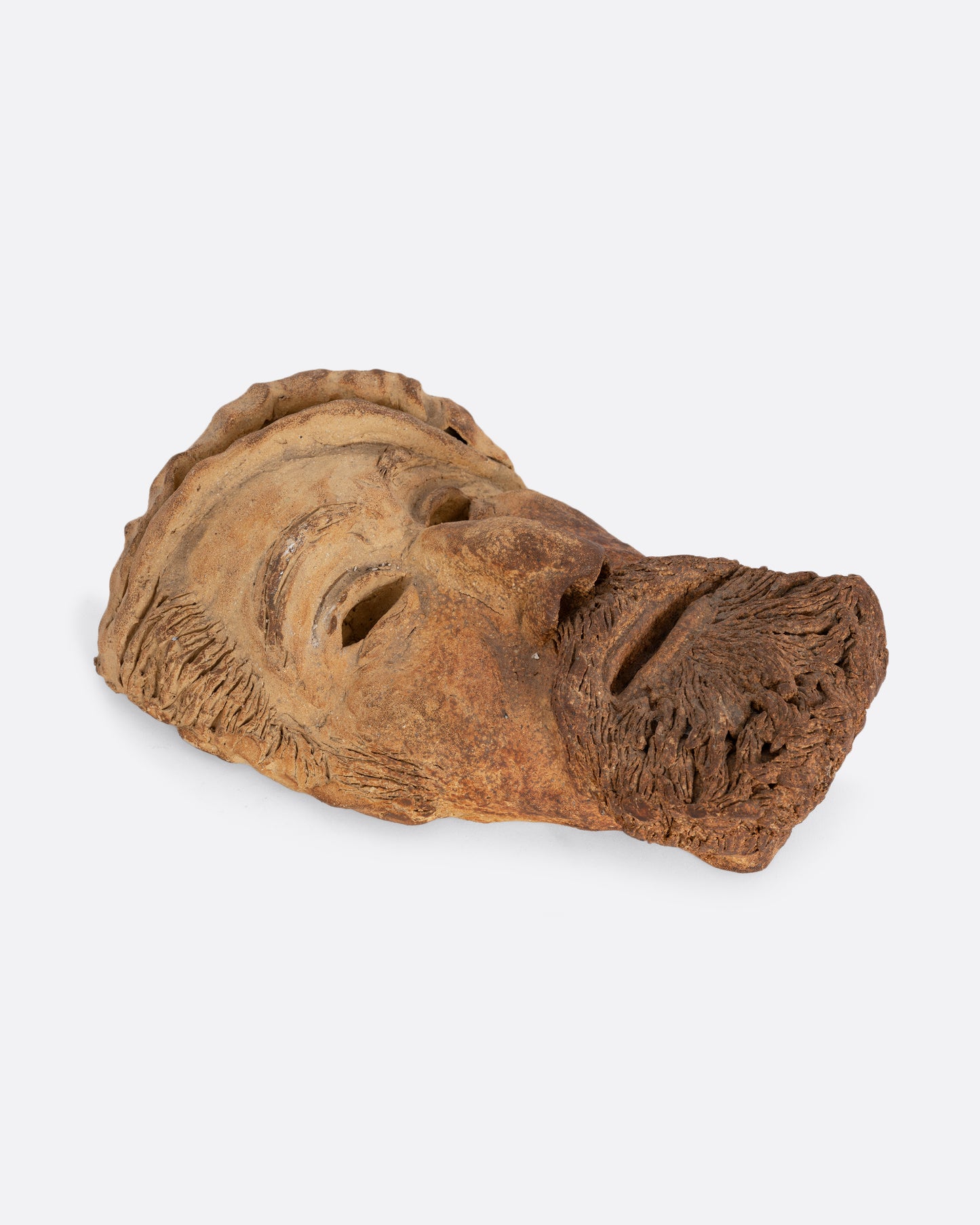 Artist Signed Ceramic Portrait Mask