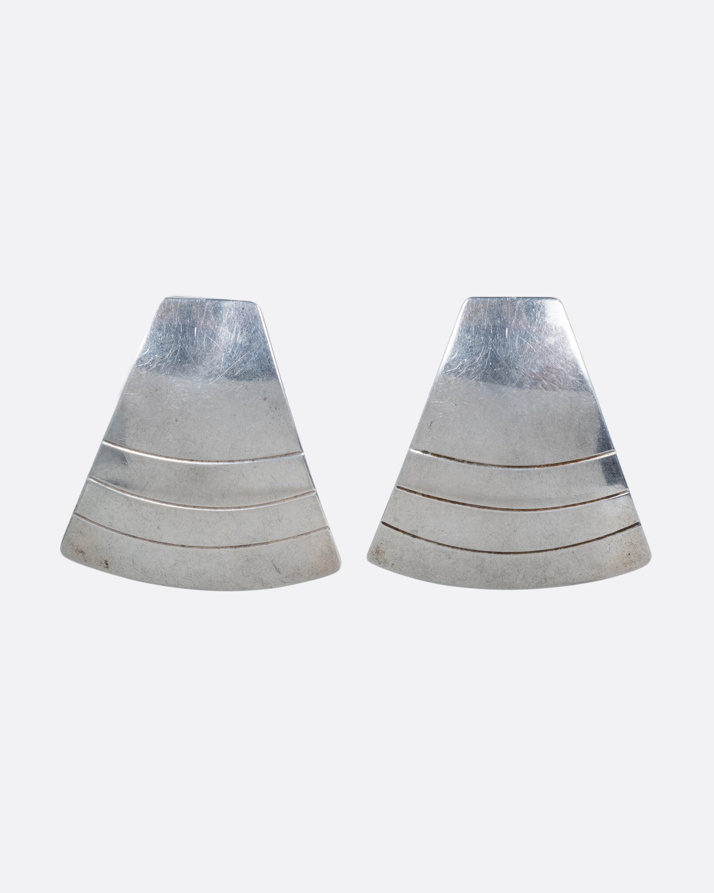 Trapezoidal Stud Earrings