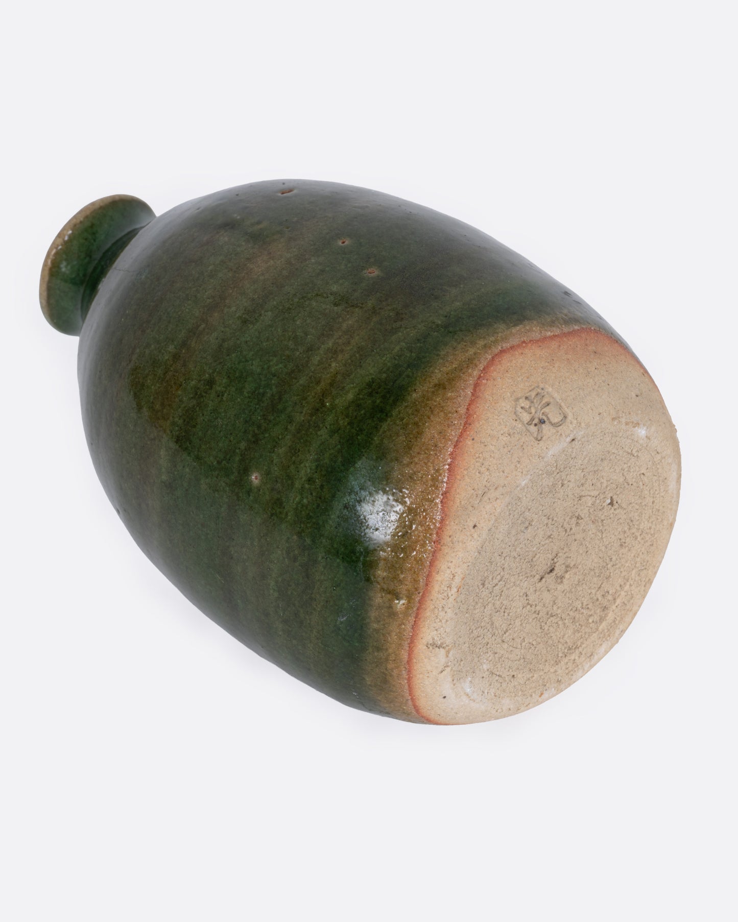 Dark Green Bud Vase