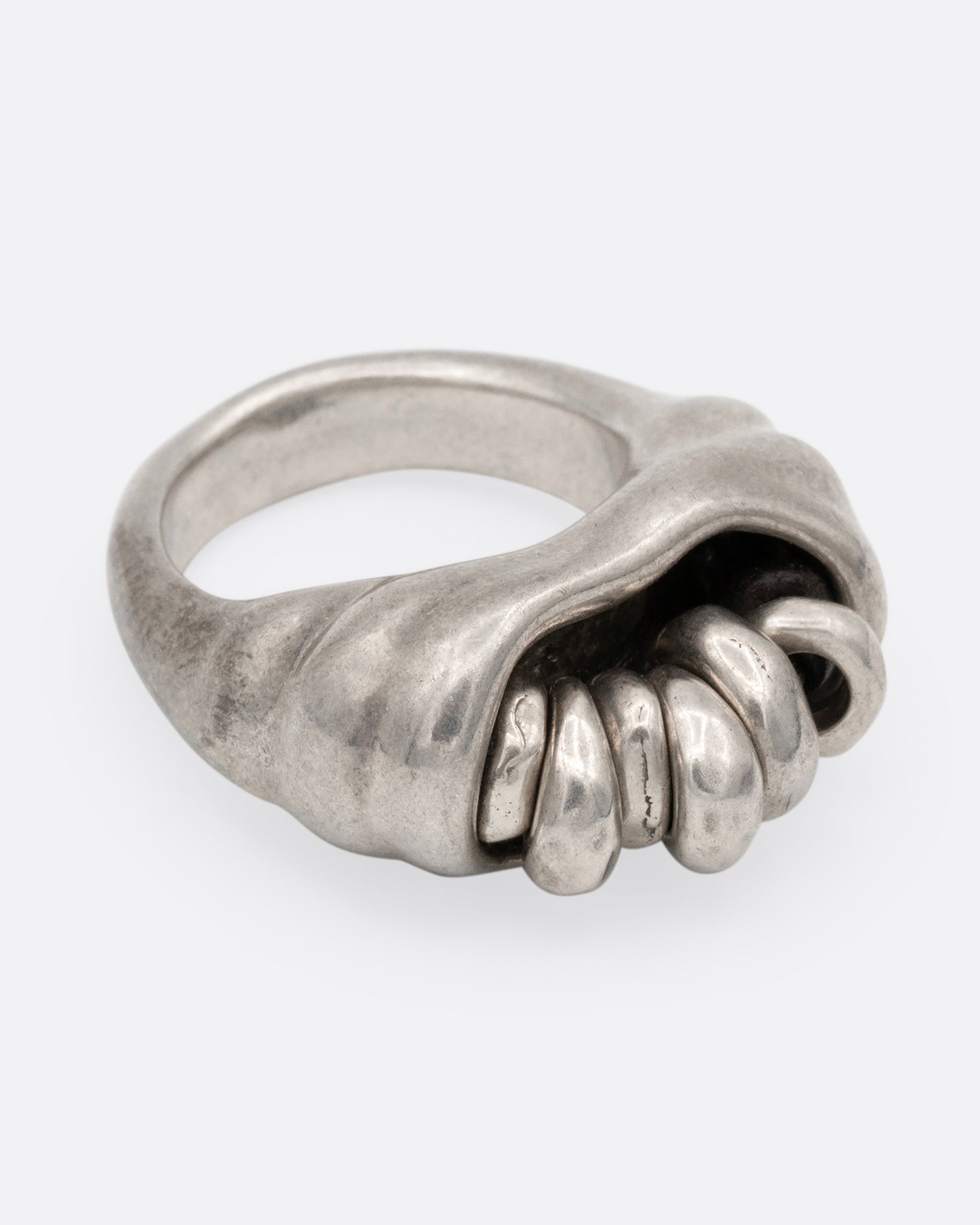 Moving Hoops Ring