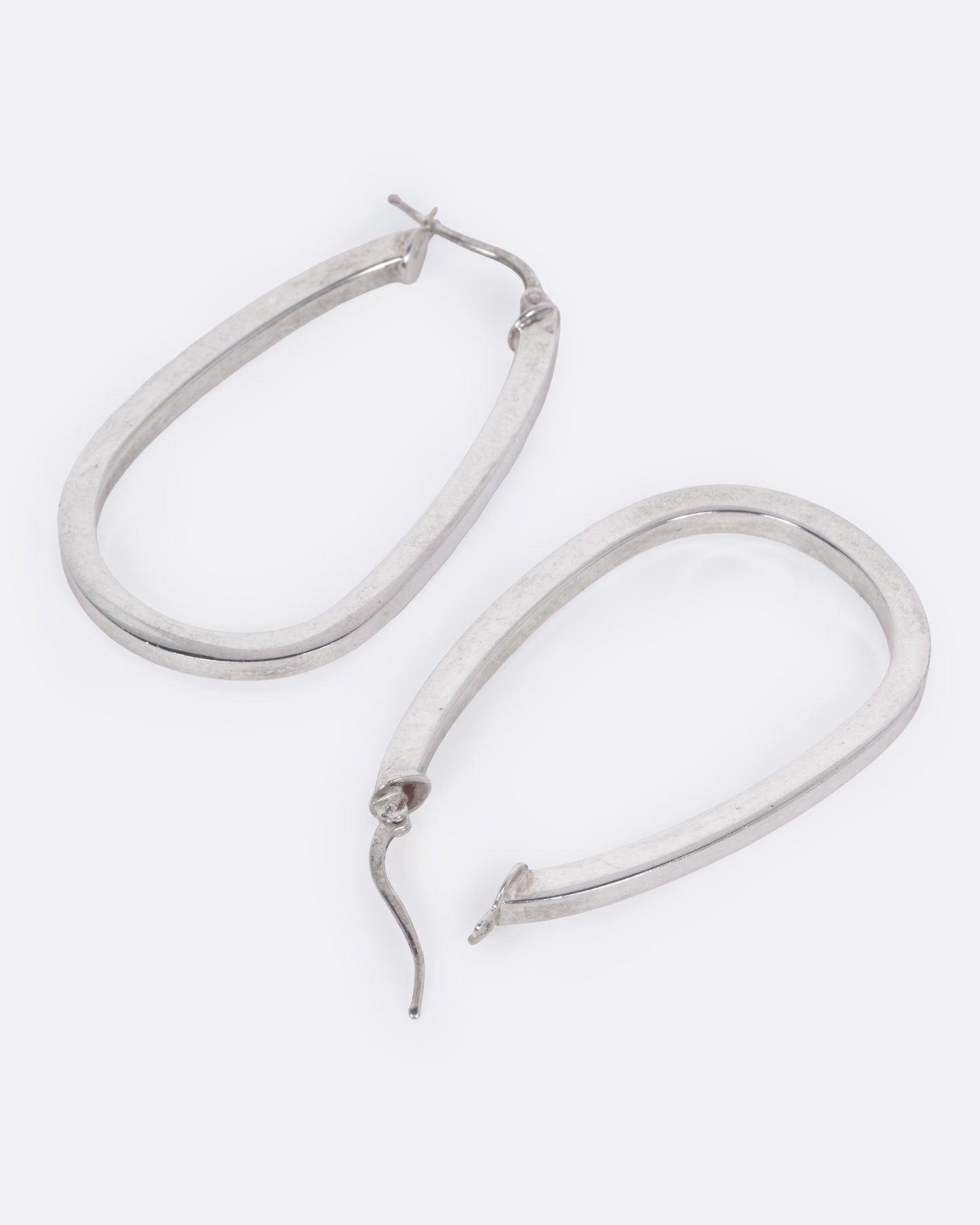 Oval Hoop Earrings