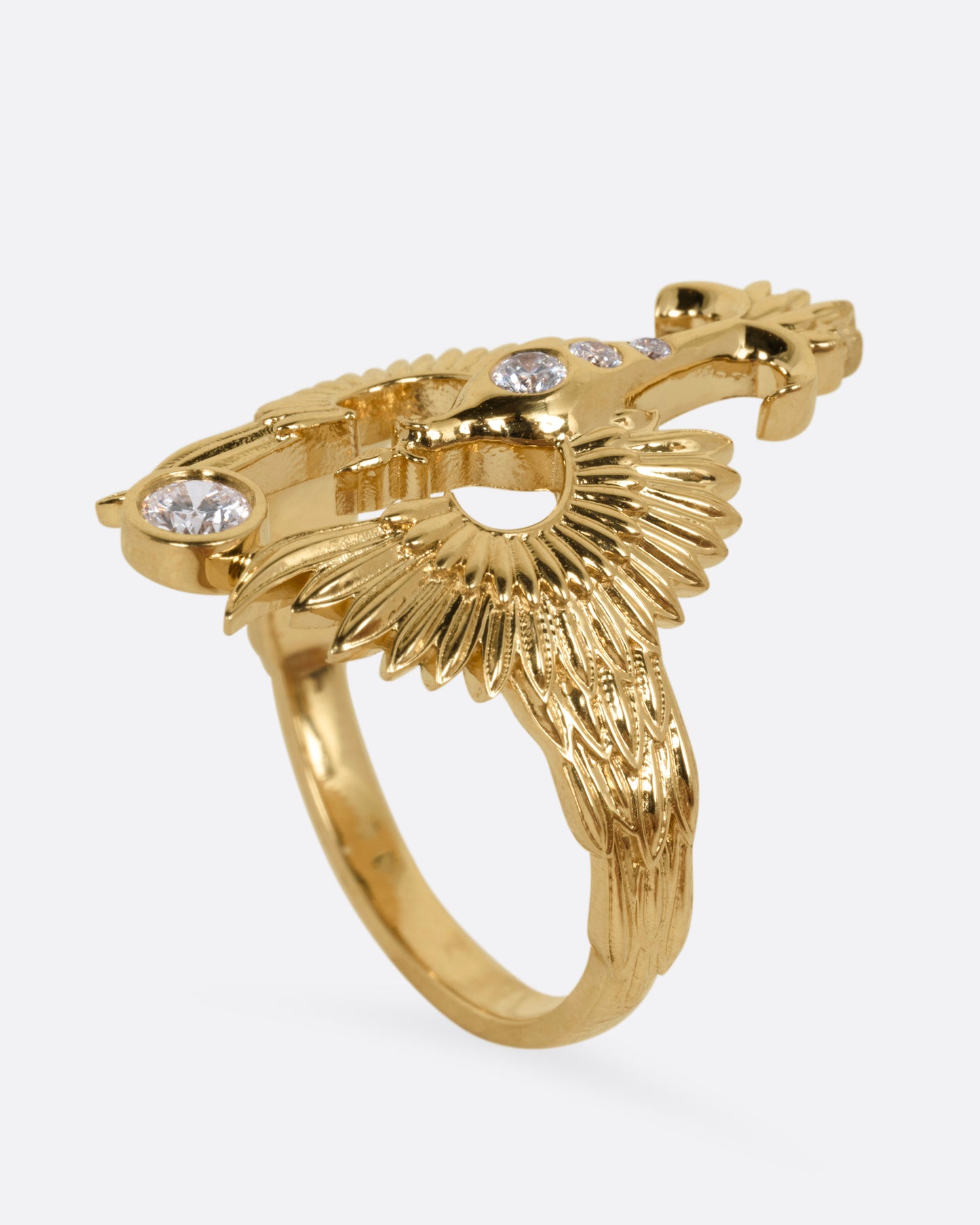 Petite Anka Rising Diamond Ring