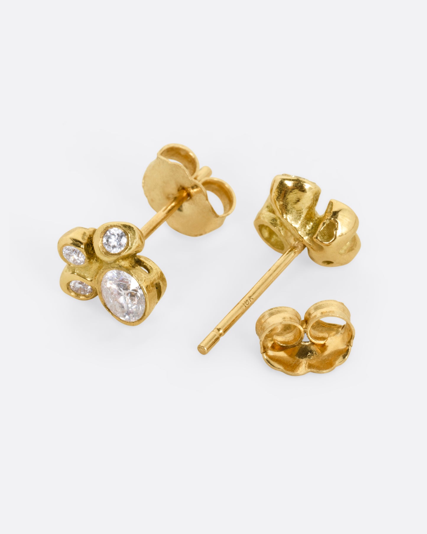 Starlight Diamond Stud Earrings