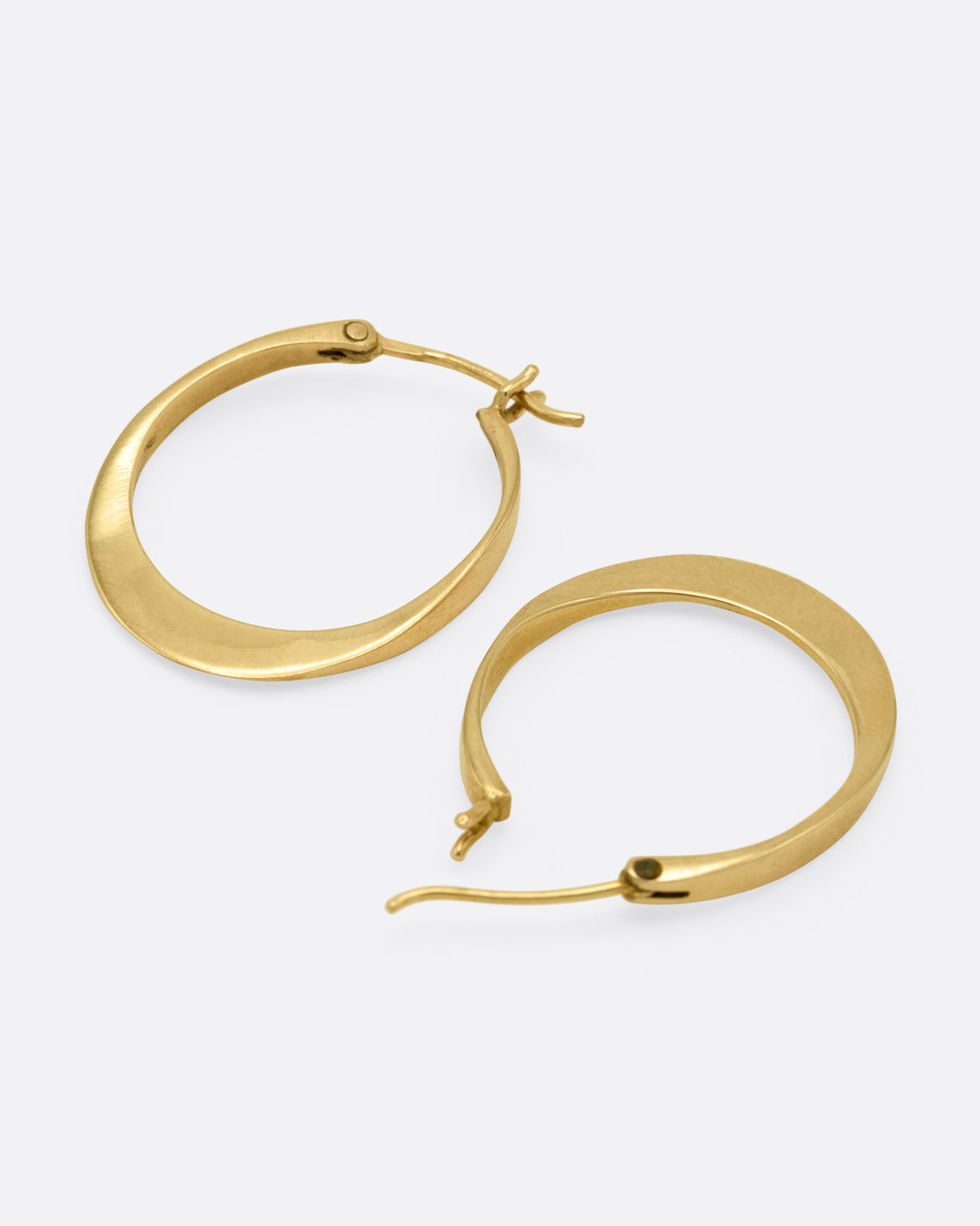 Tapered Hoop Earrings