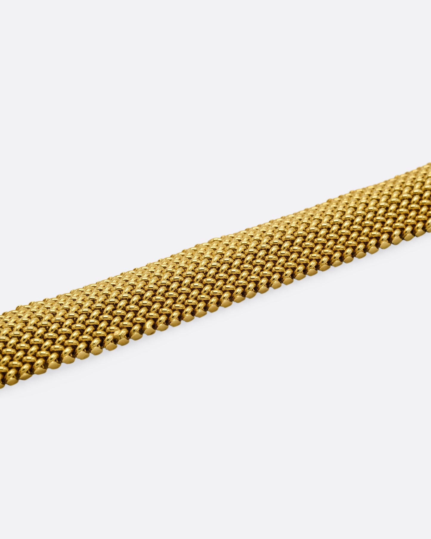 Wide Woven Bracelet