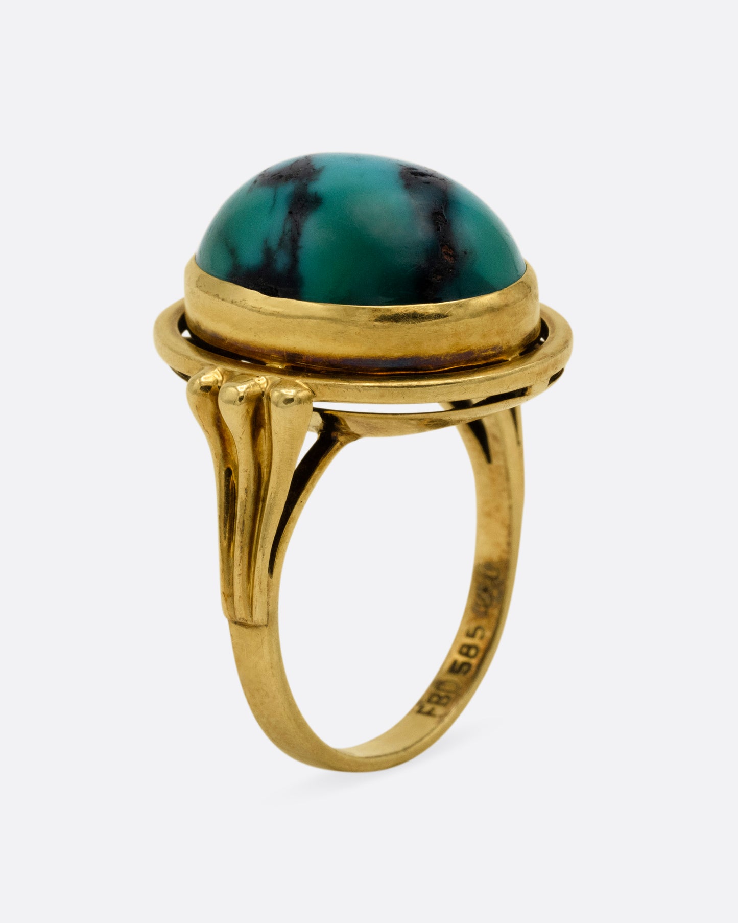 Turquoise Cabochon Ring