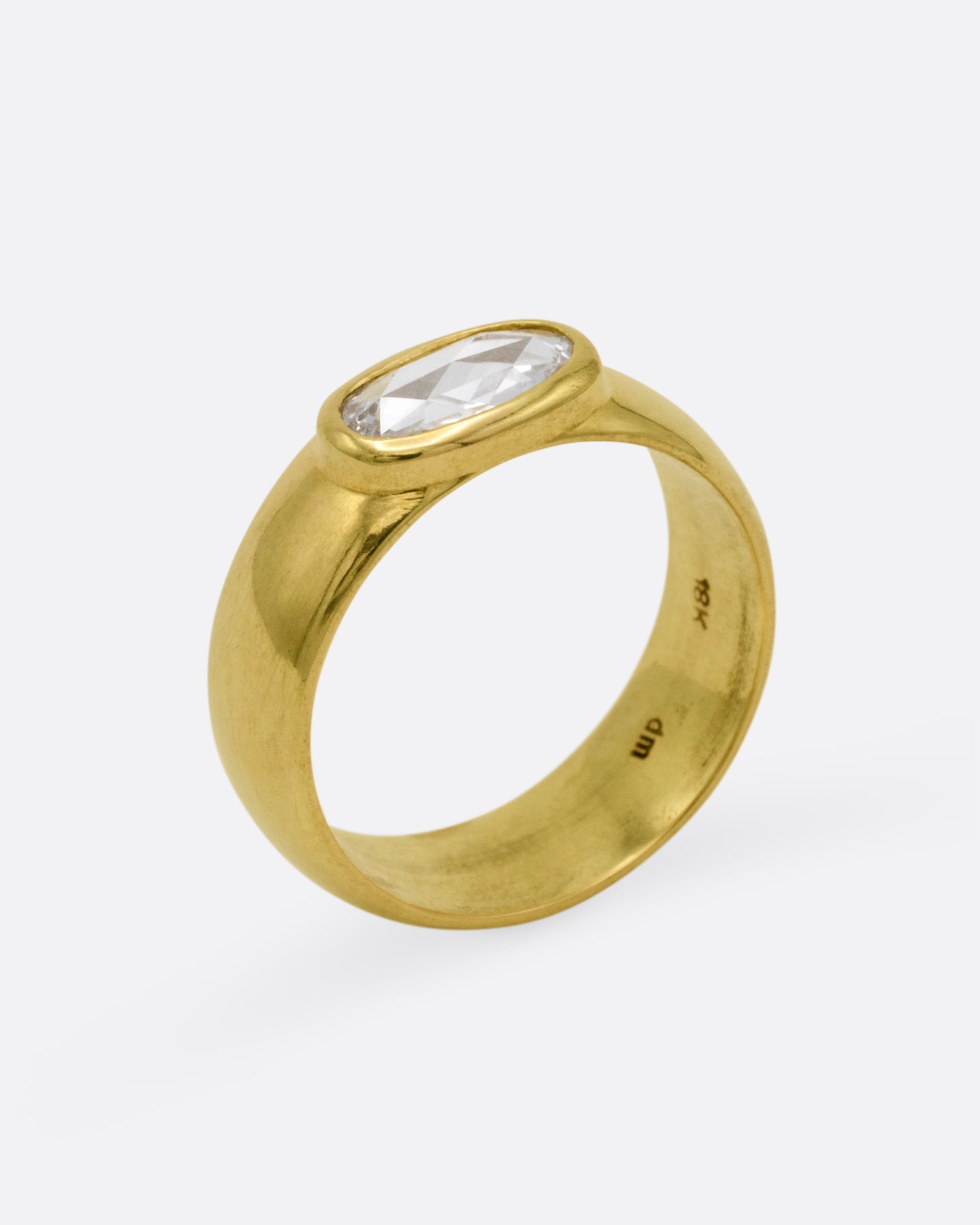 Oval Diamond Cigar Band