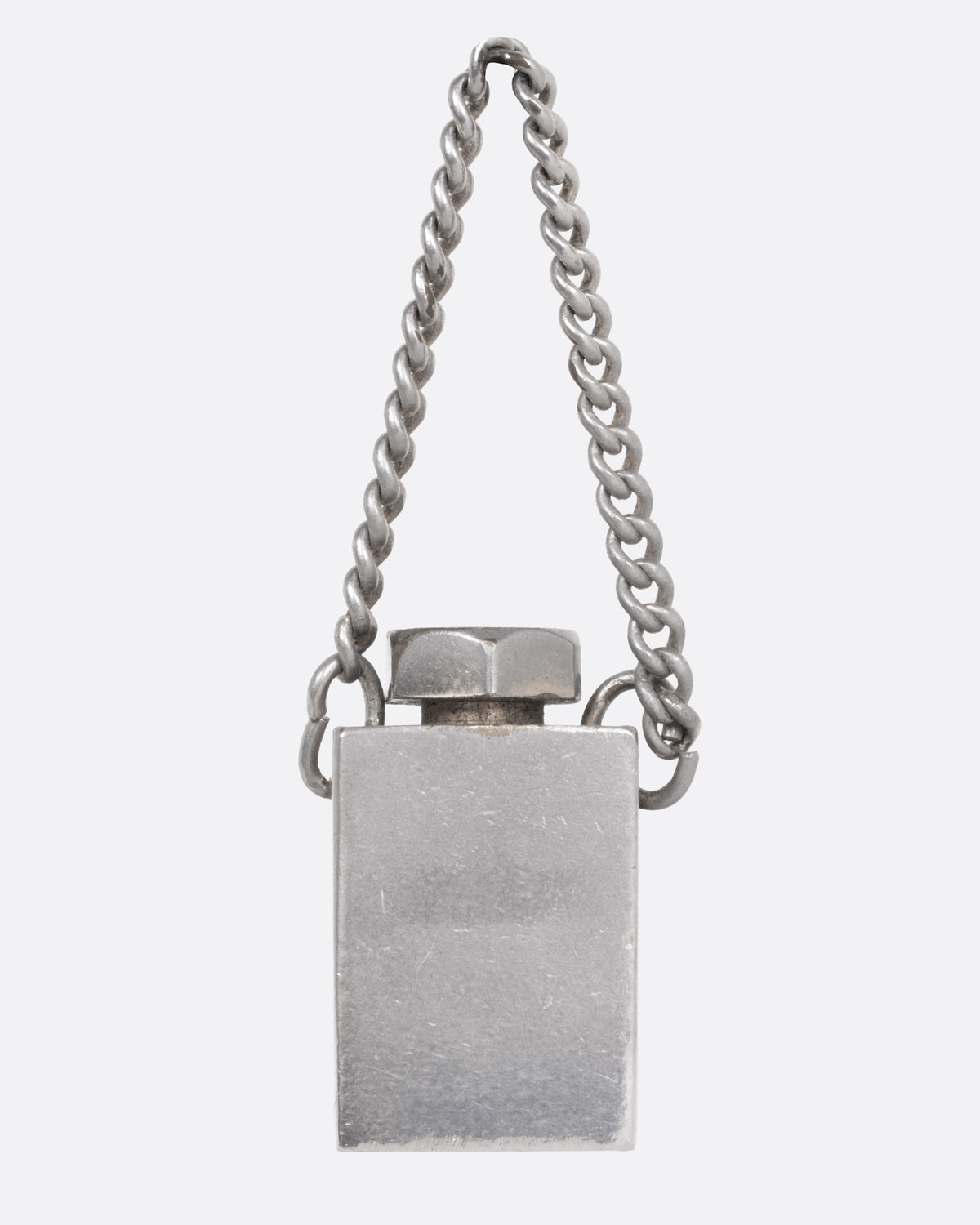 Rectangular Perfume Bottle Pendant