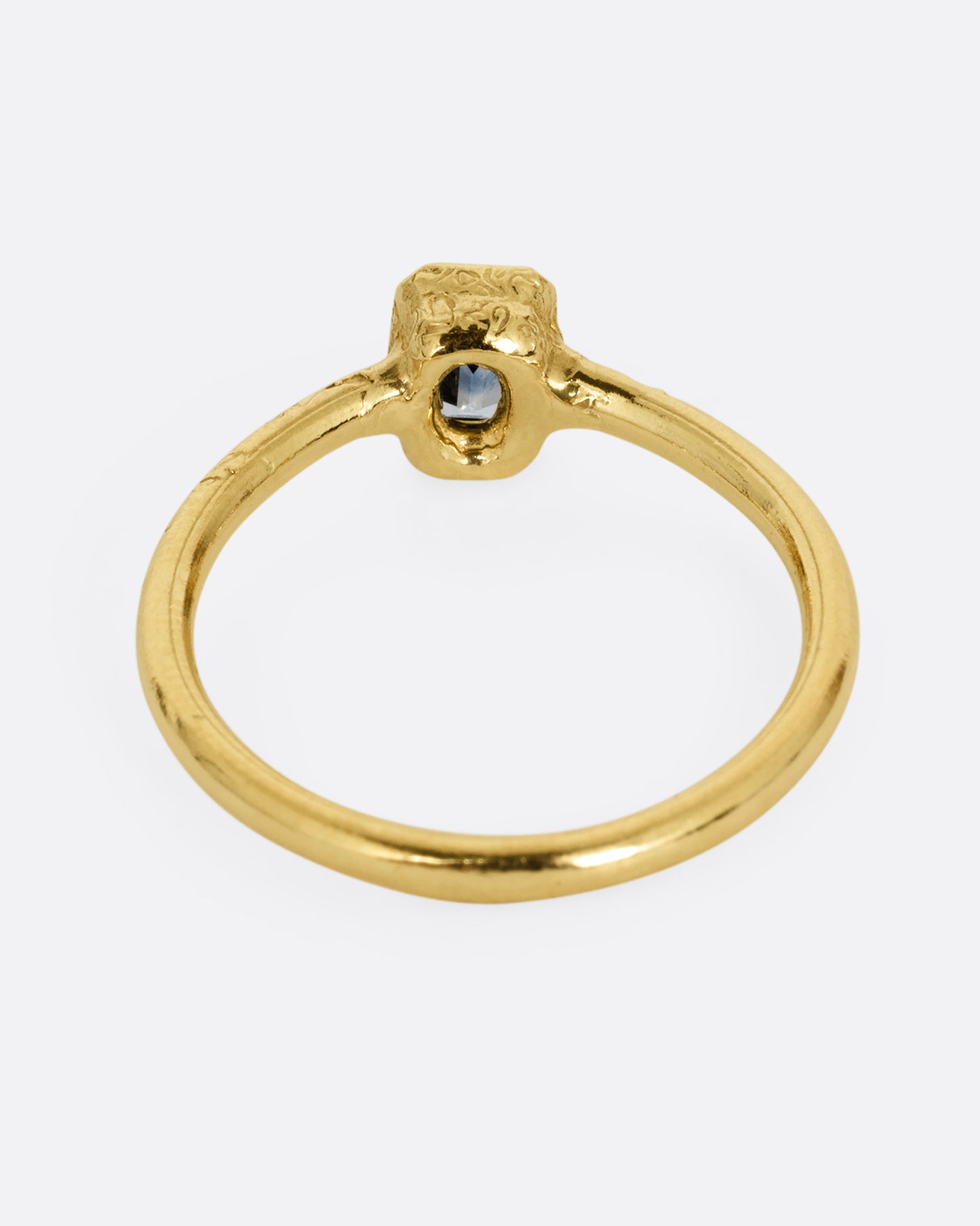 Parting Clouds Emerald Ring
