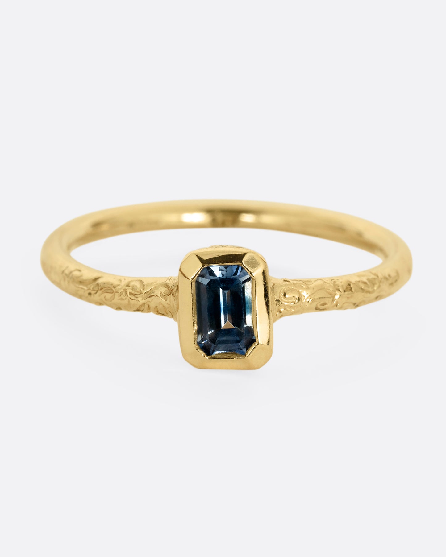Parting Clouds Emerald Ring