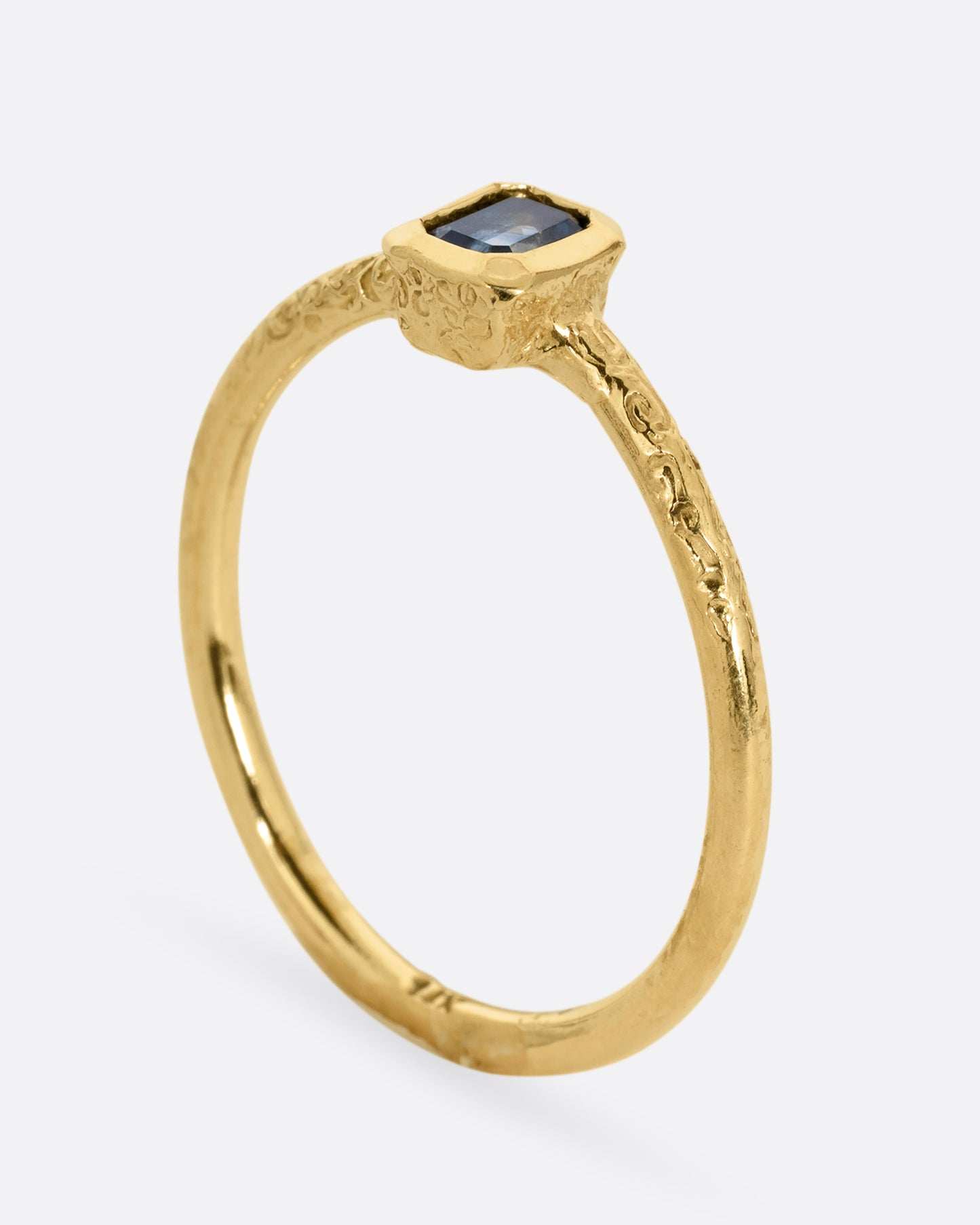 Parting Clouds Emerald Ring