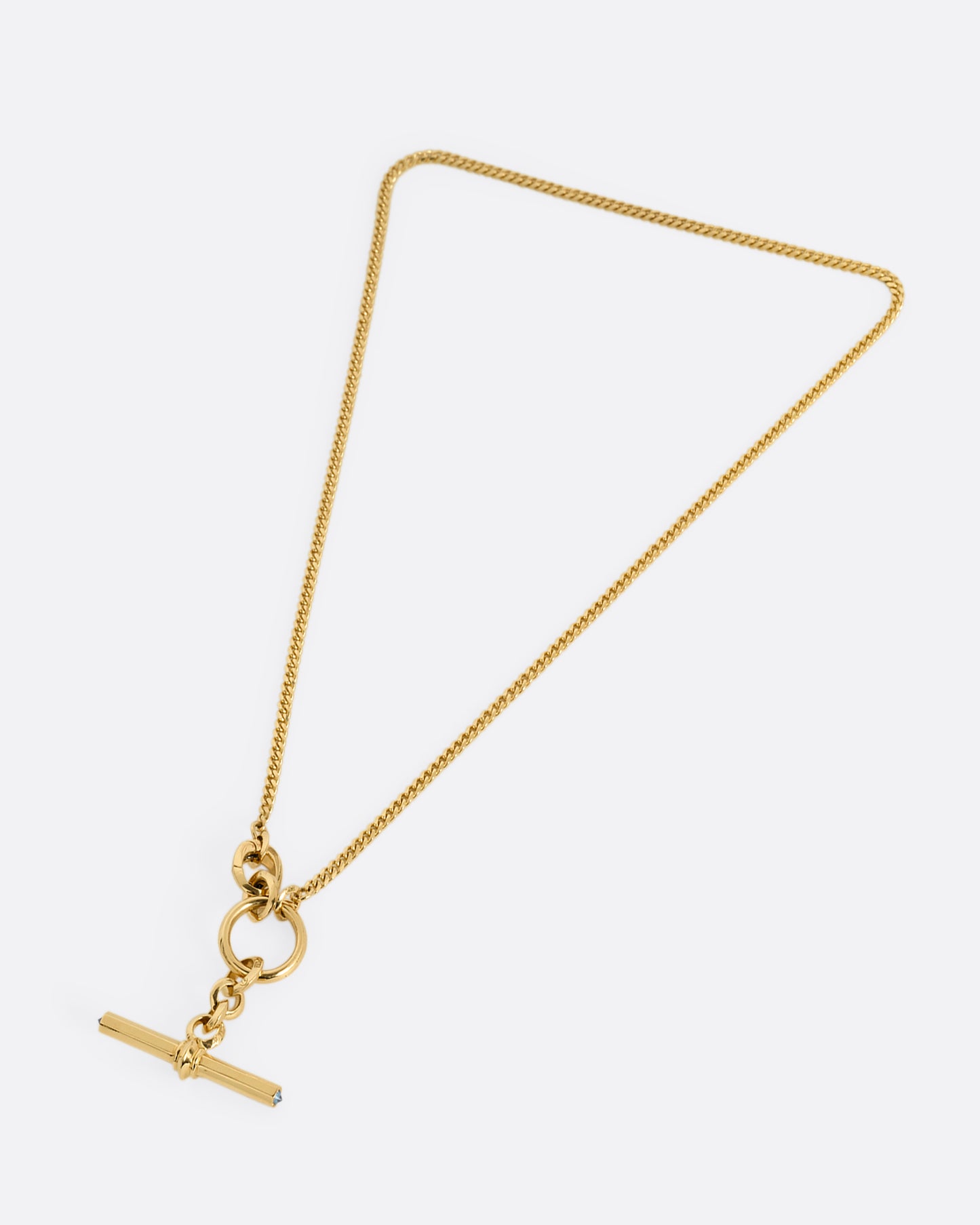 T-bar Cable Chain Necklace