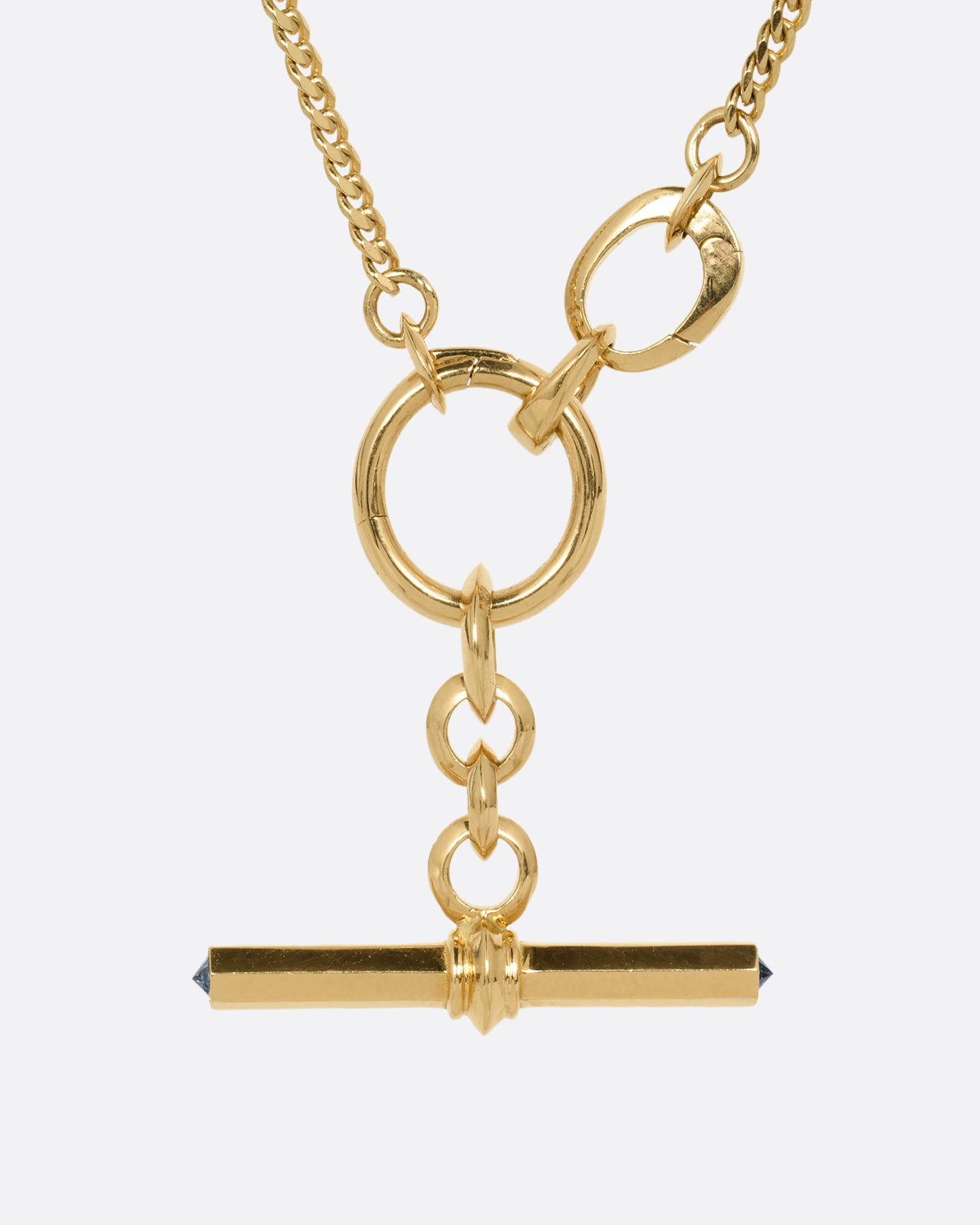 T-bar Cable Chain Necklace