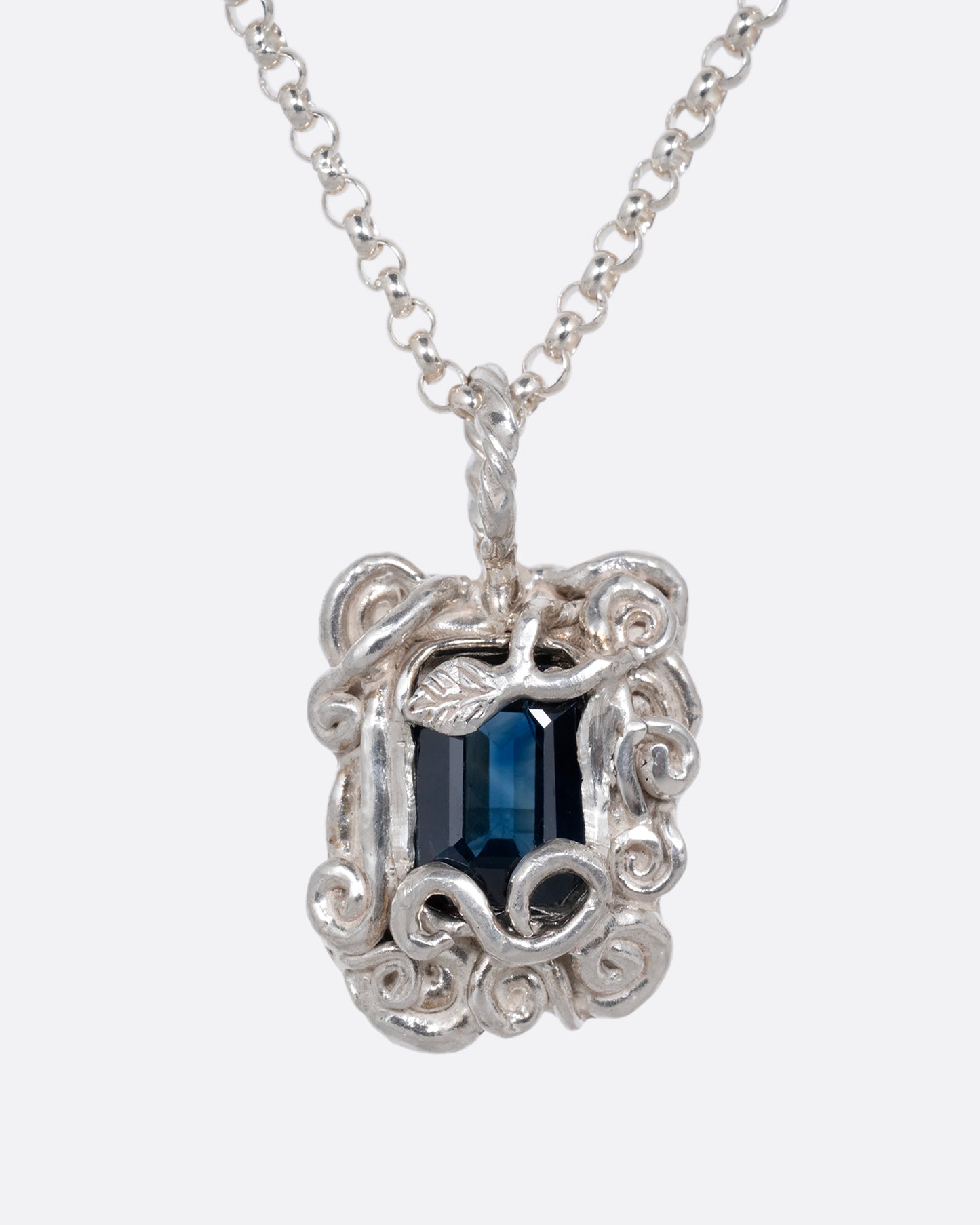 Sapphire Amulet Necklace