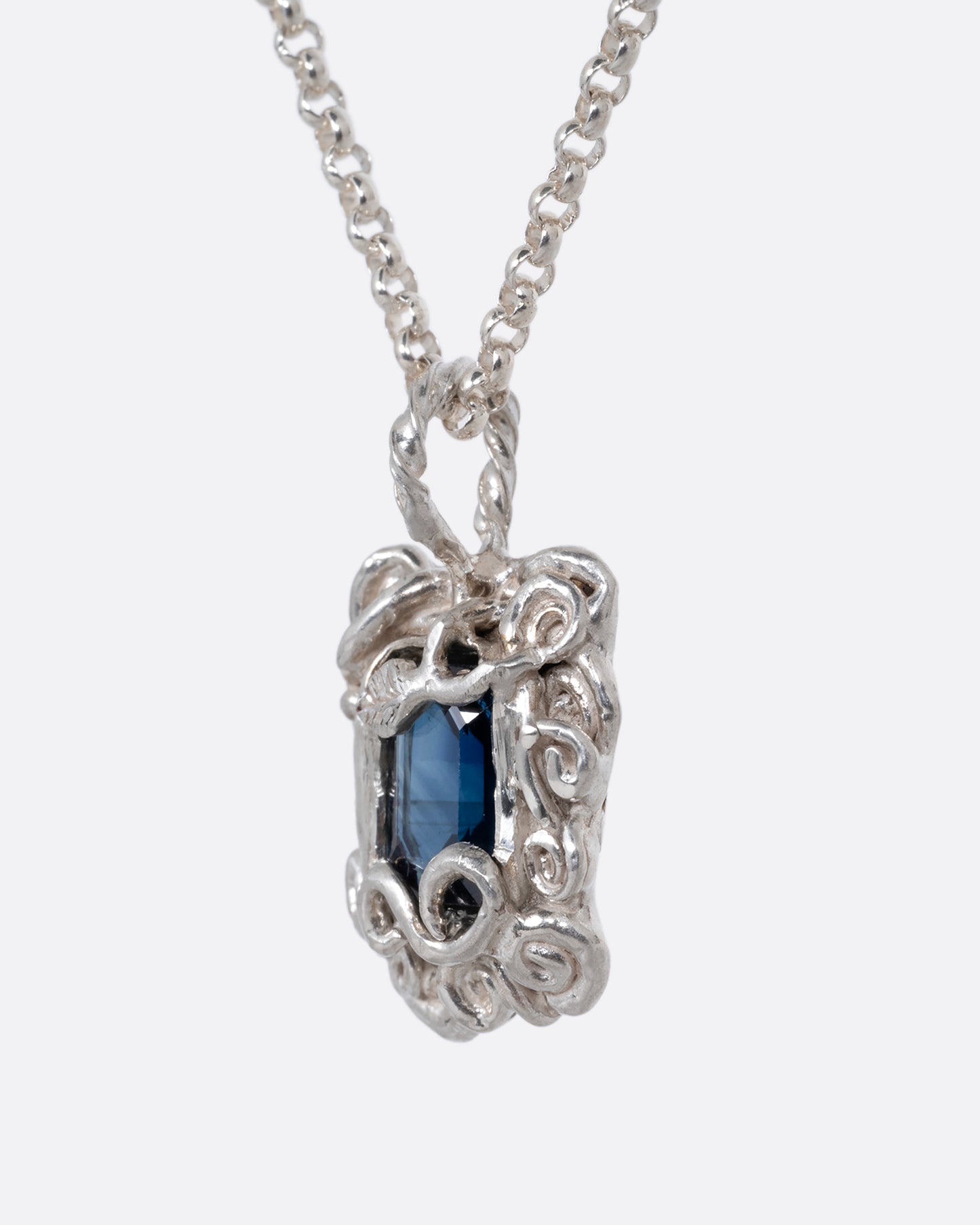 Sapphire Amulet Necklace