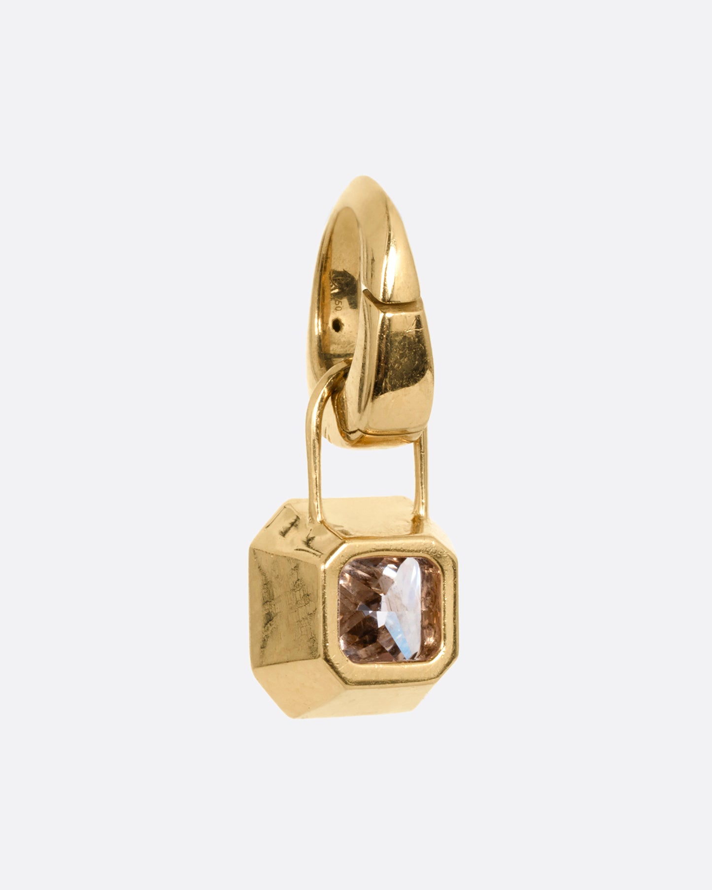 Diamond Pendant with Clip Lock Bail