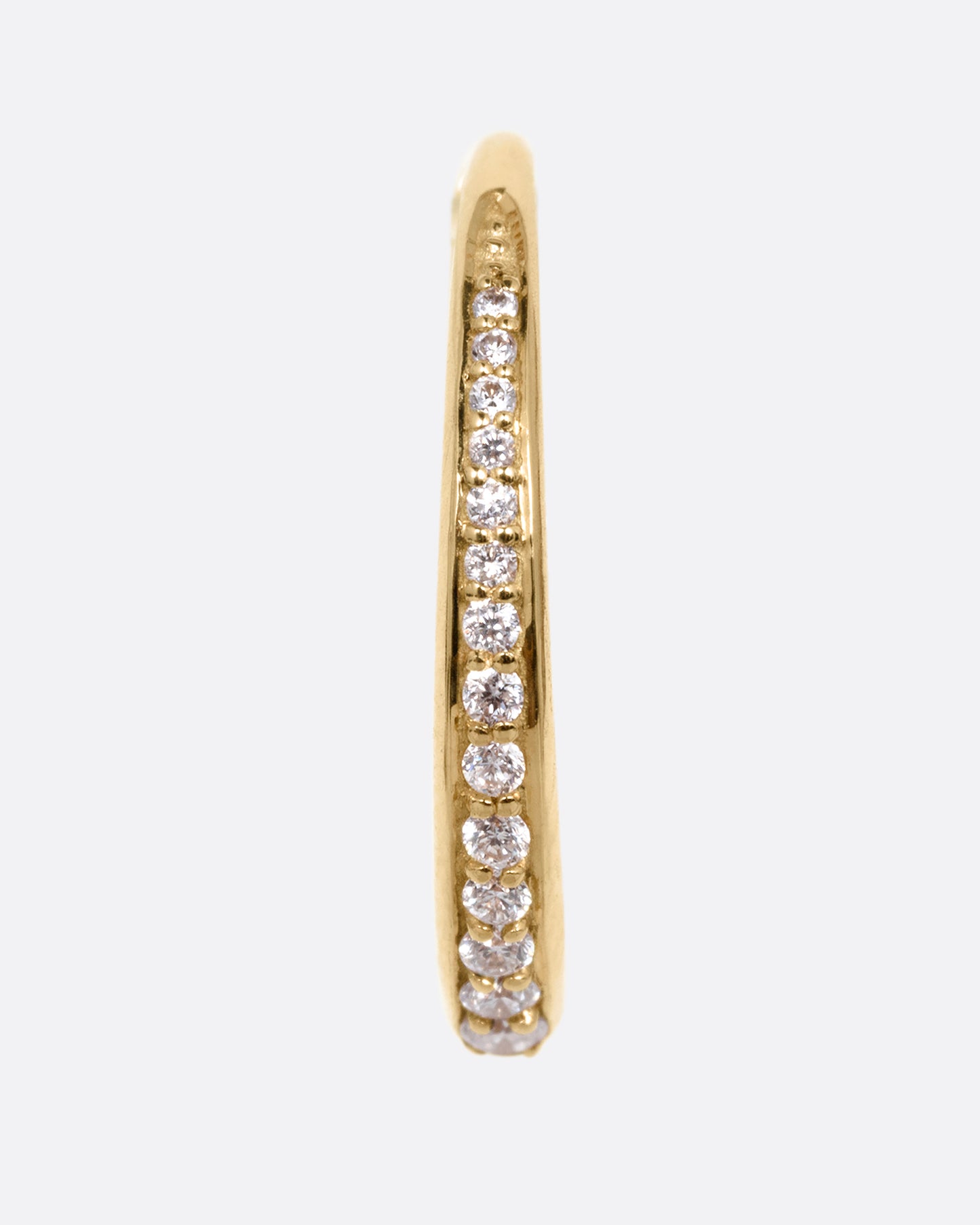 Dodu Diamond Large Hoop