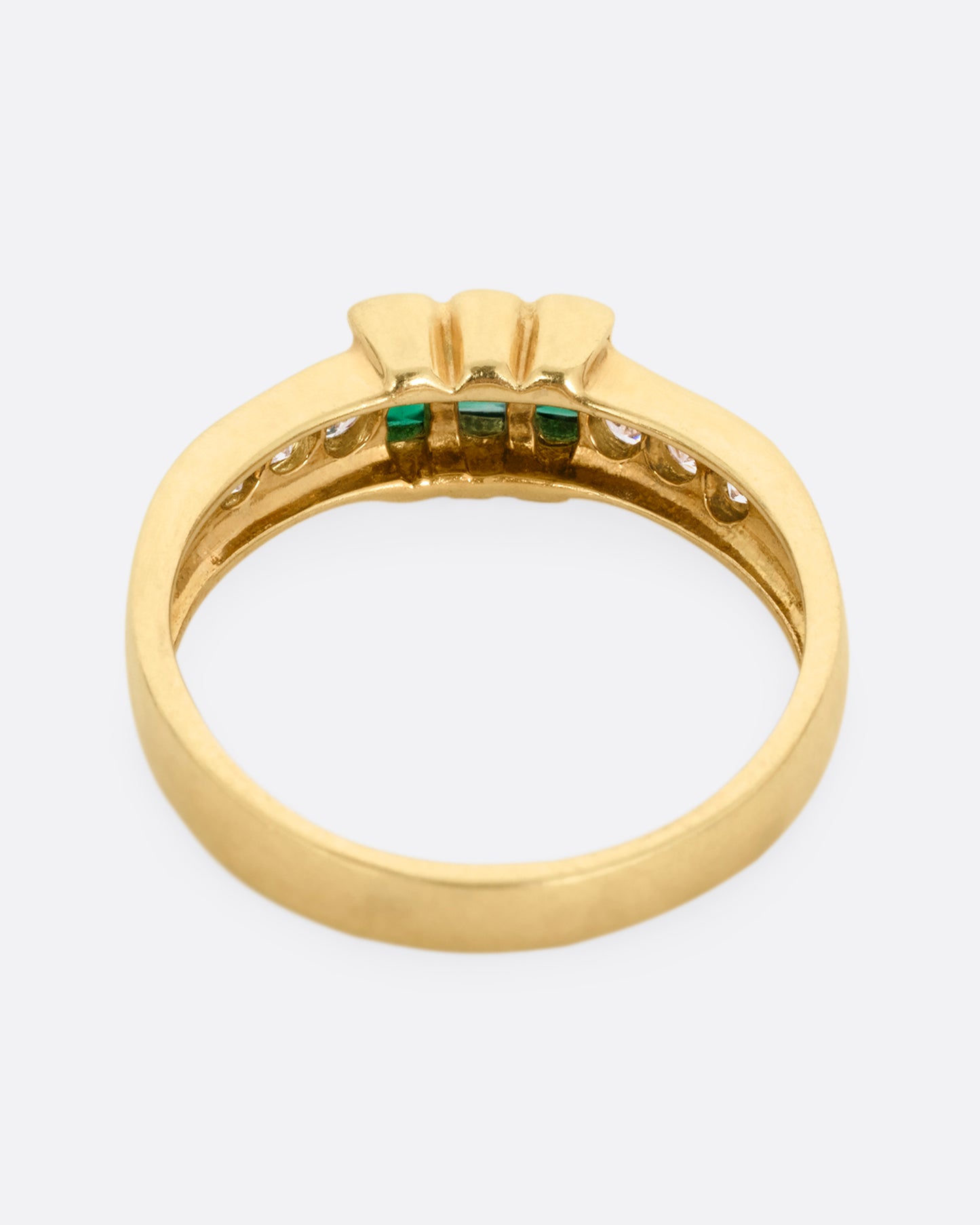 Emerald and Diamond Ring
