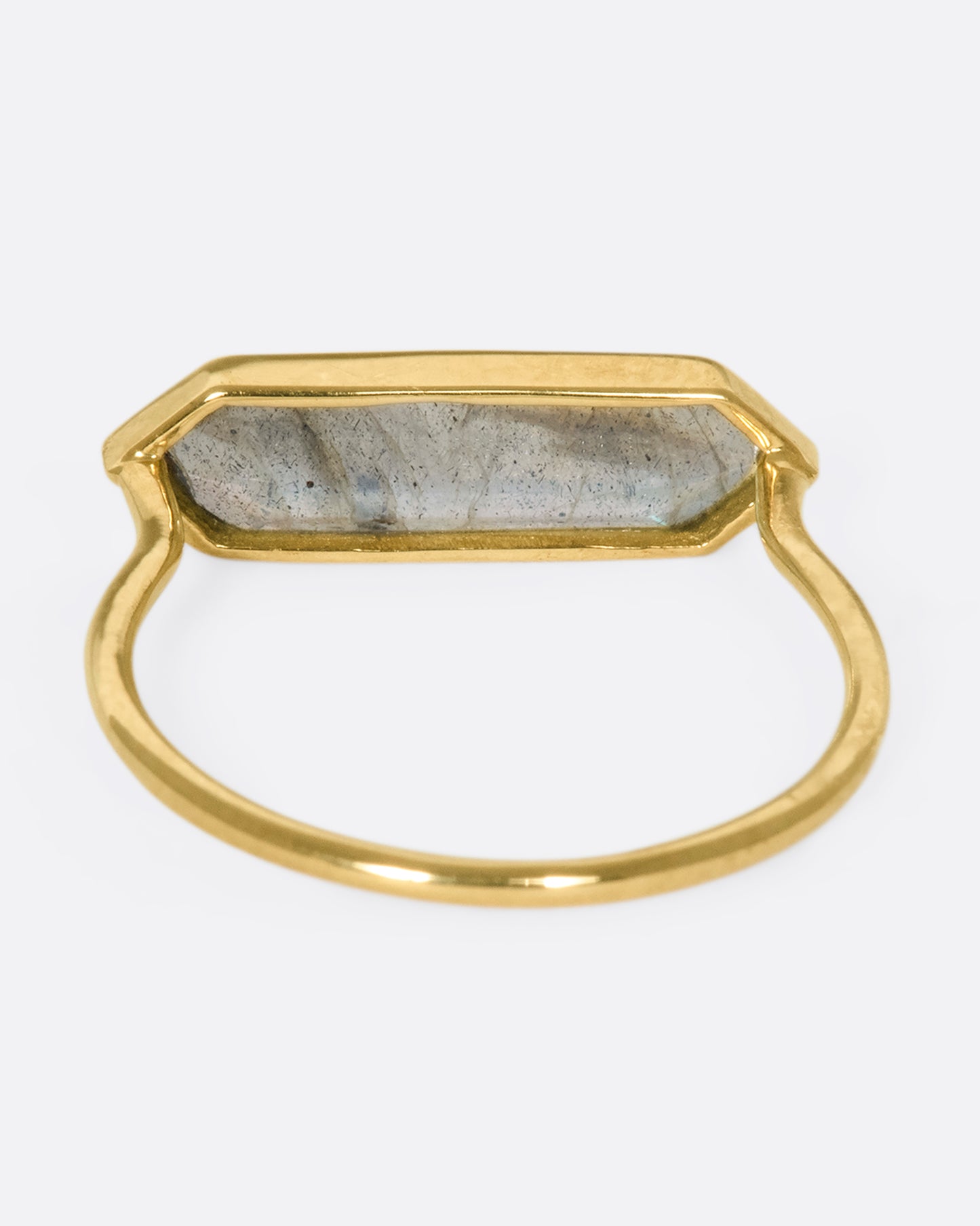 Labradorite Hexa Ring