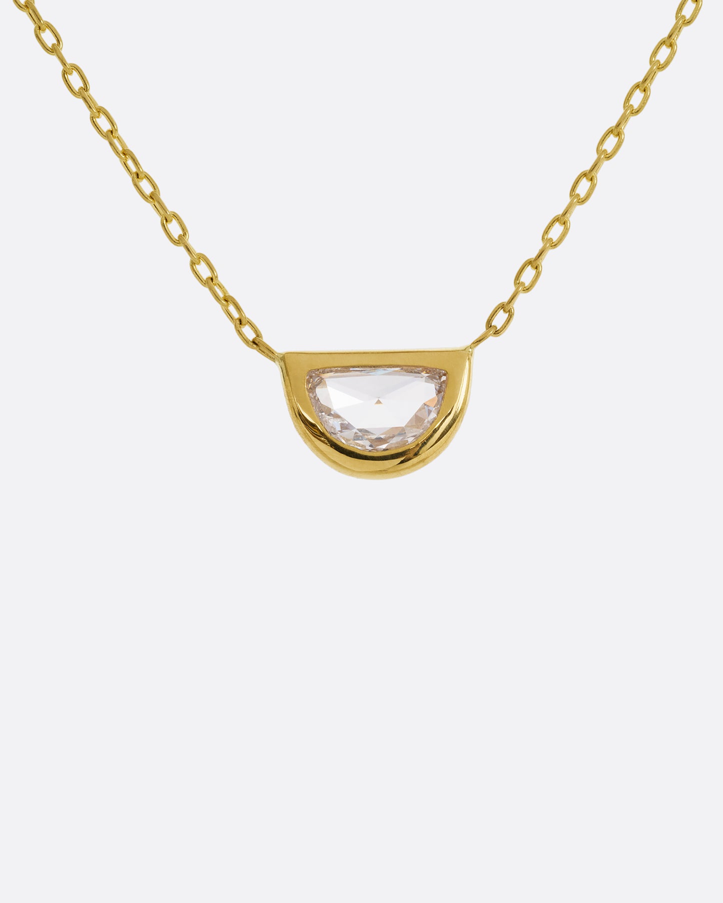 Half Moon Pendant Necklace
