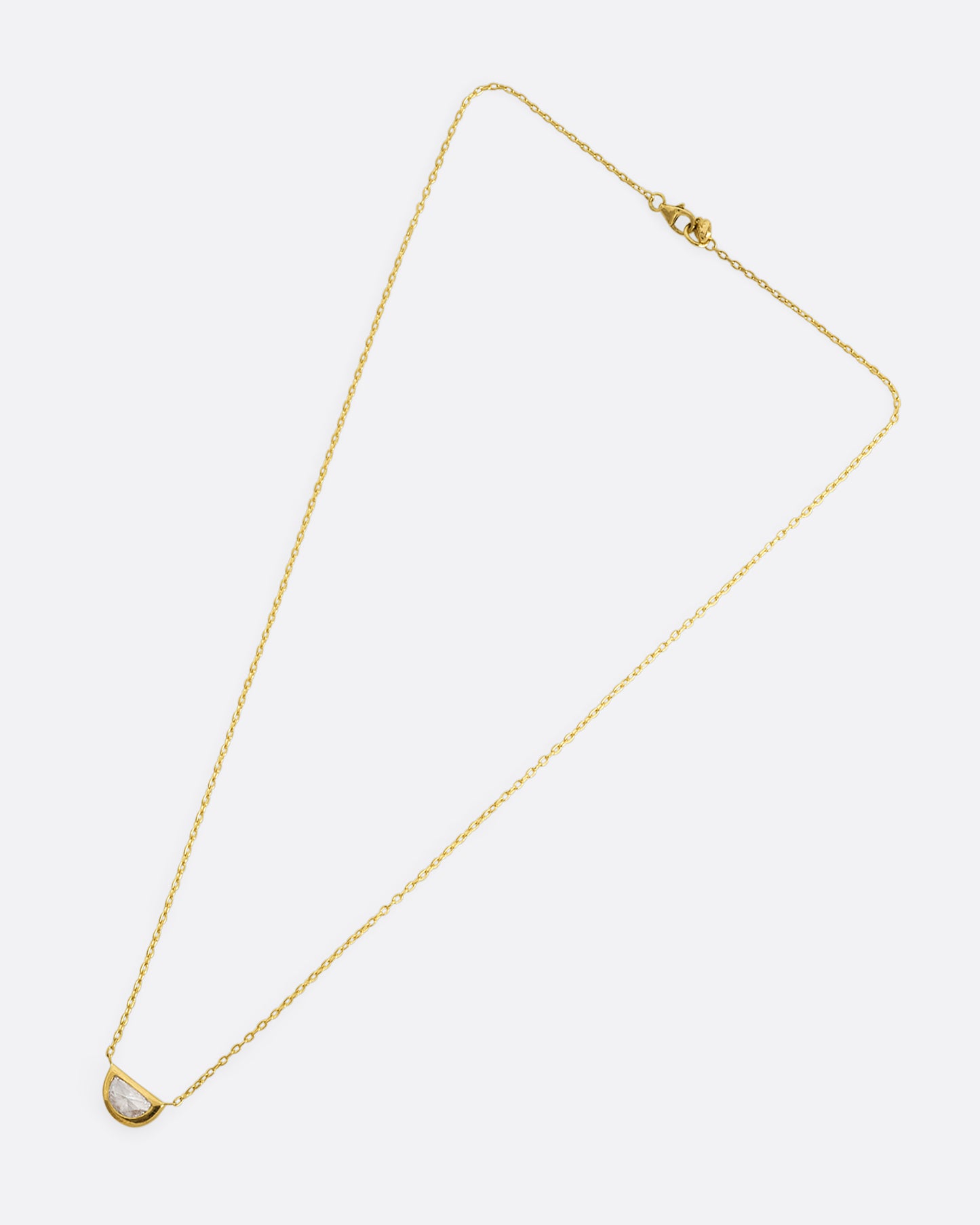 Half Moon Pendant Necklace