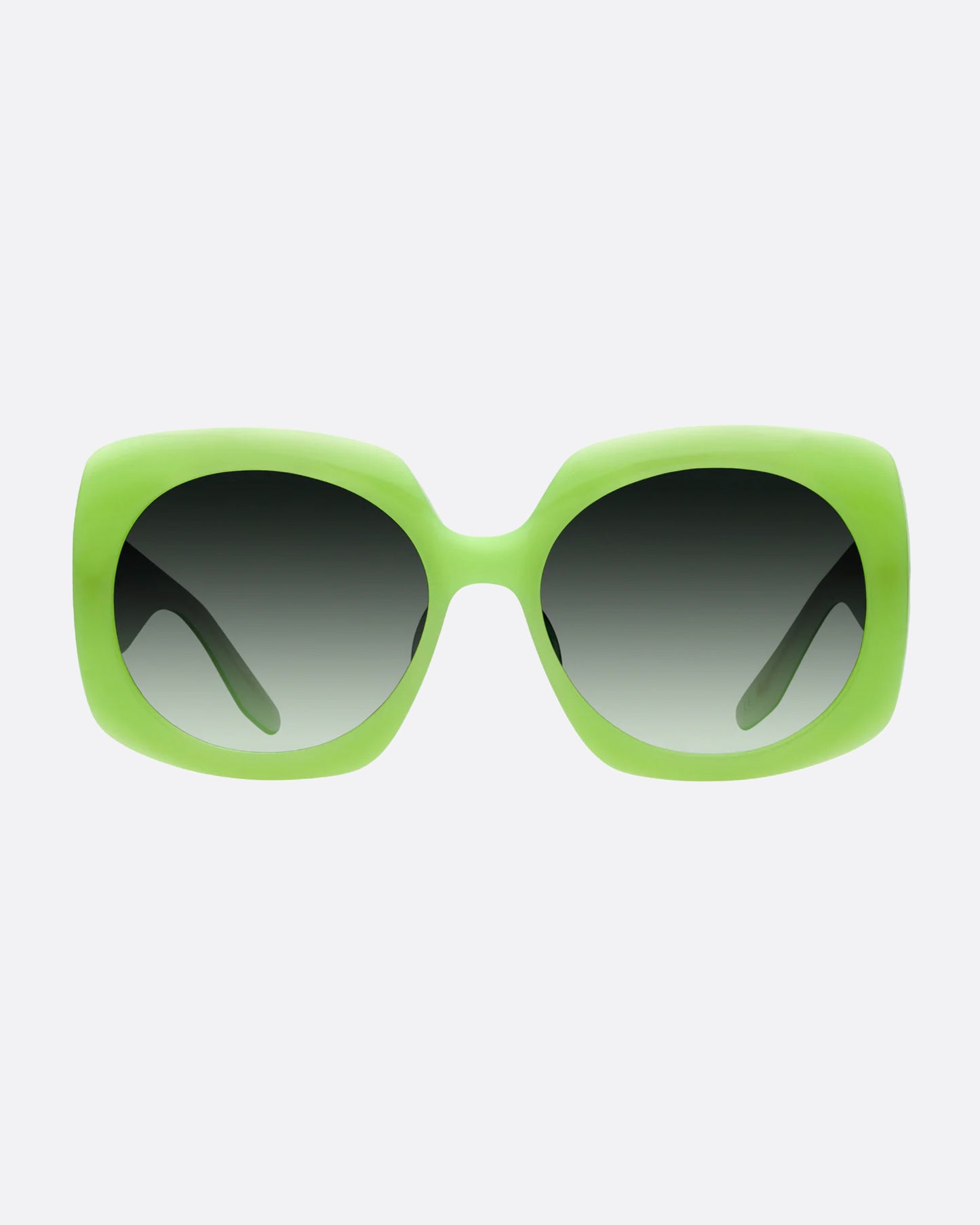 These vibrant Limelight frames with Julep green lenses have a mod edge.