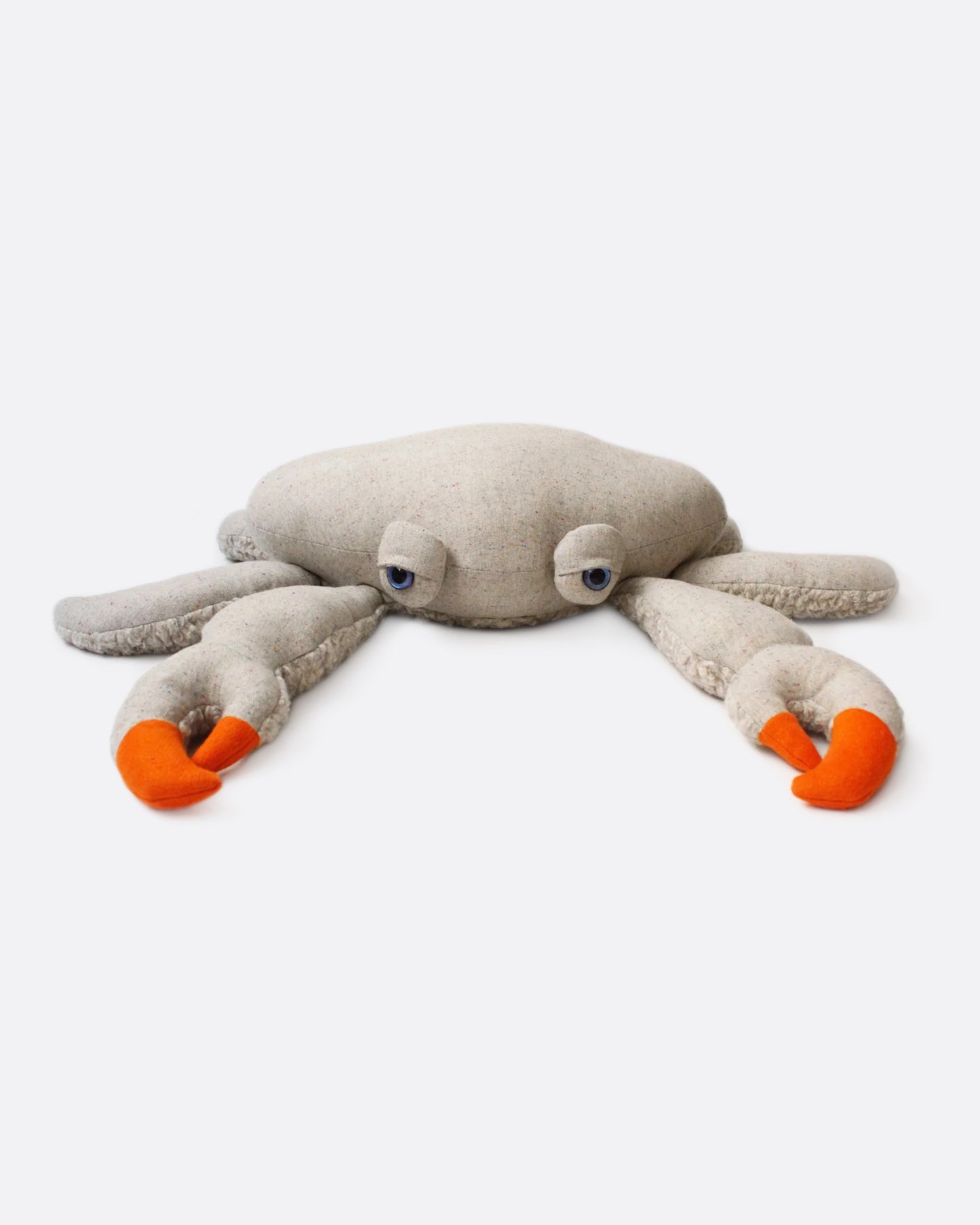 With its long fluffy legs and claws, this huge crab can be both a playmate and a benevolent guardian.