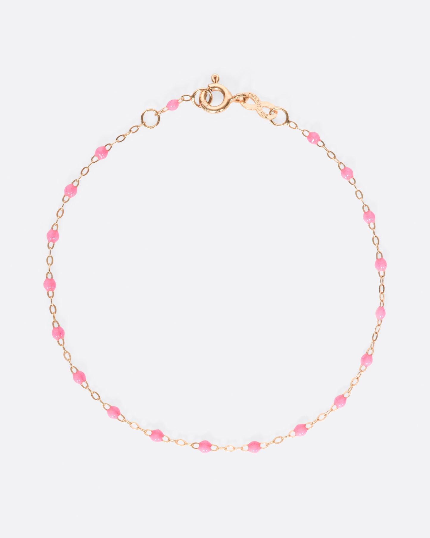 Rose Gold Resin Beaded Bracelet