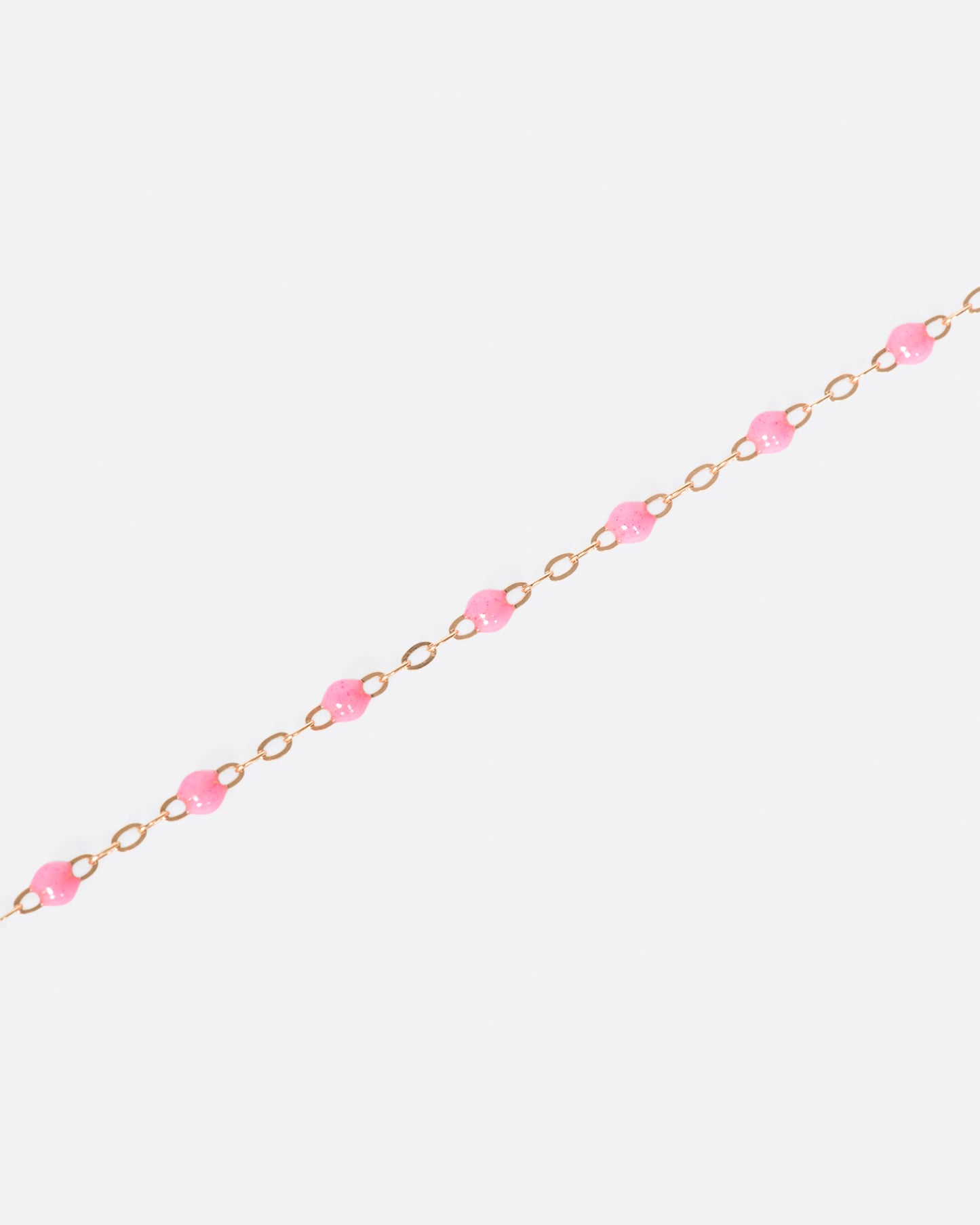 Rose Gold Resin Beaded Bracelet