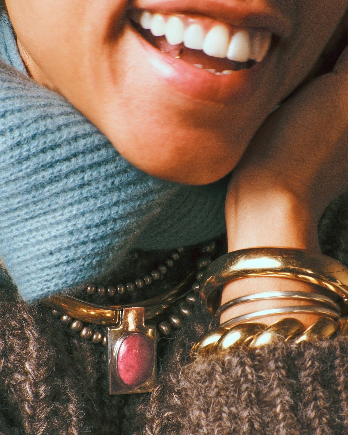 Italian Half Circle 'Twist' Bracelet