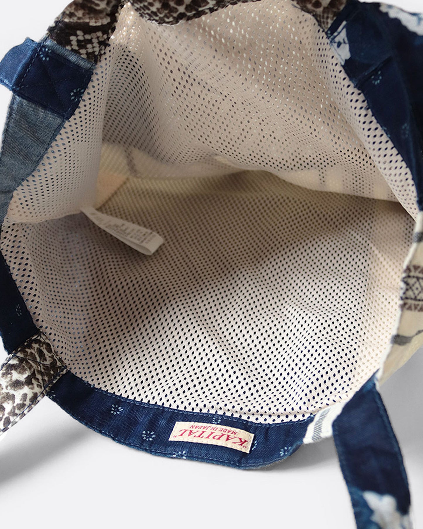 Patchwork Indigo Novel Tote Bag