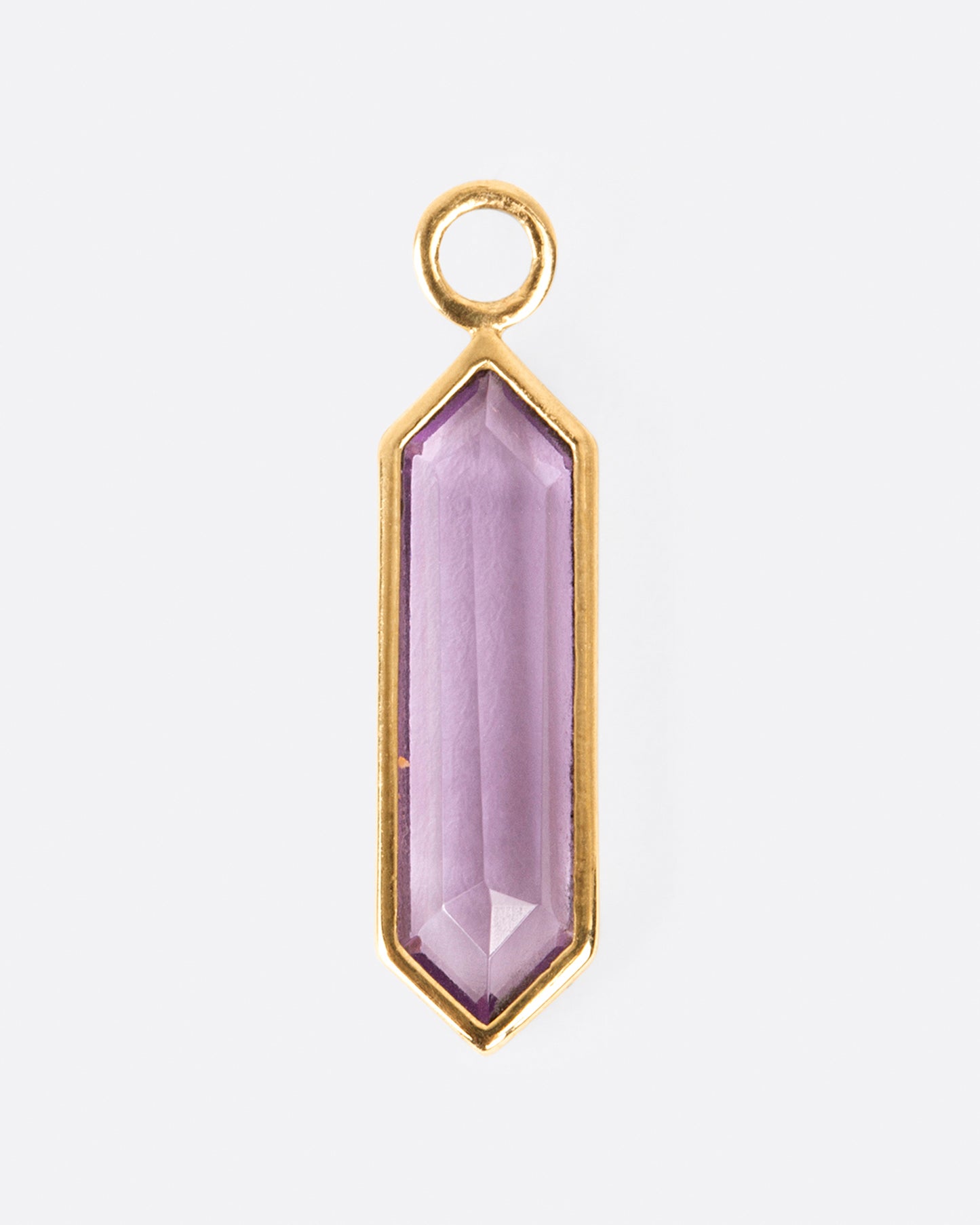 Amethyst Hexa Earring Dangle