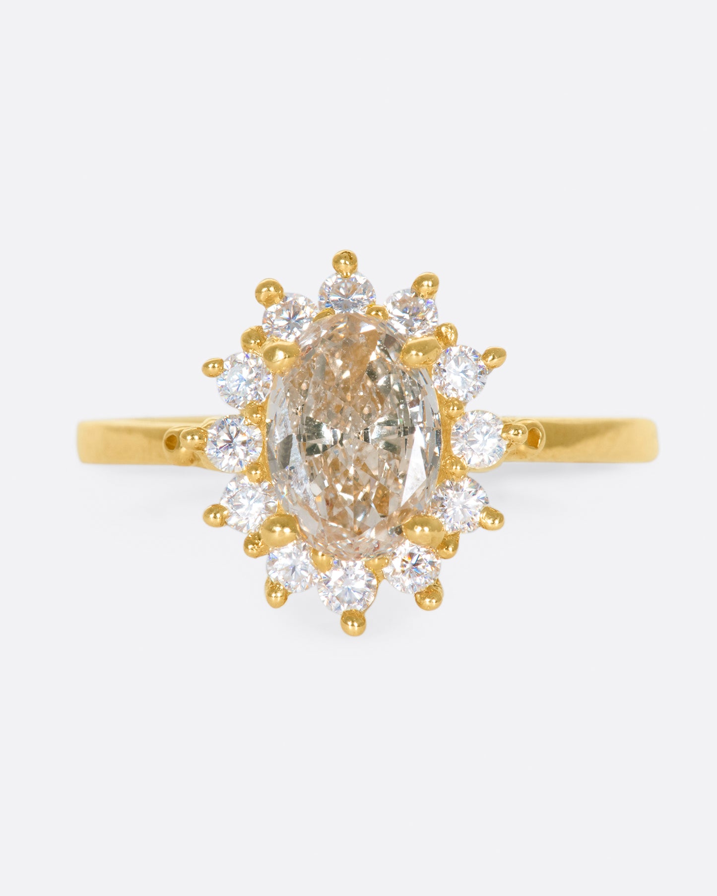 A traditional style engagement ring that feels anything but.