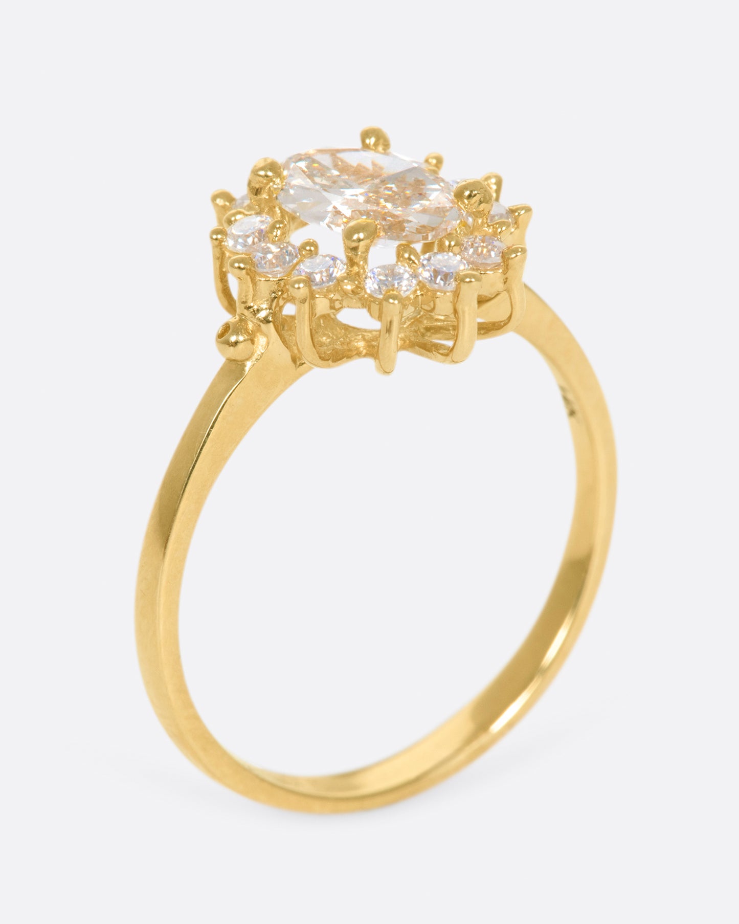 A traditional style engagement ring that feels anything but.