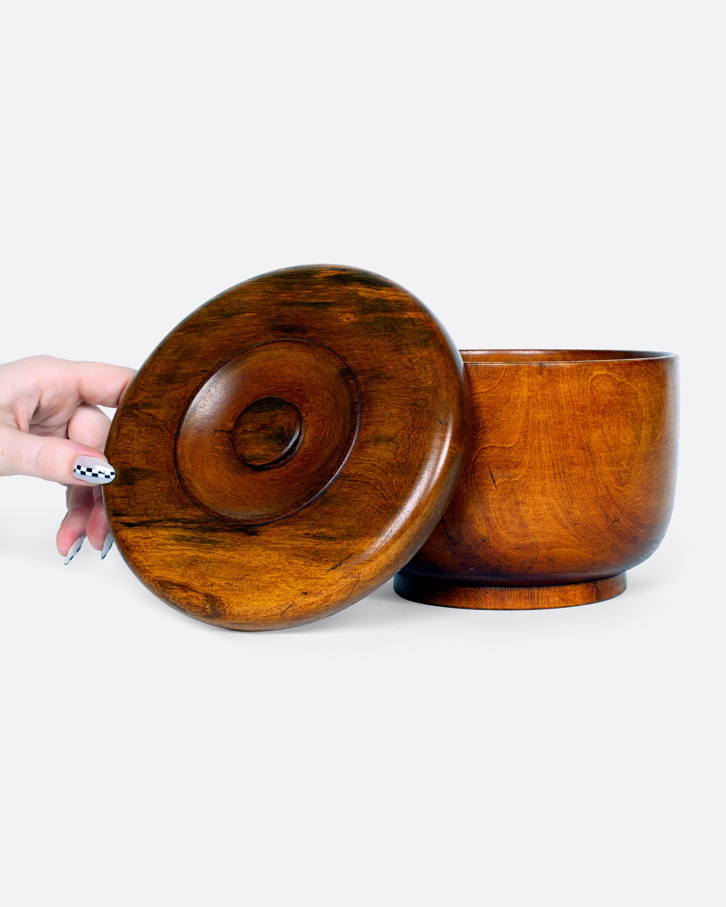 This handmade container is perfect for stashing away little bits in plain sight.