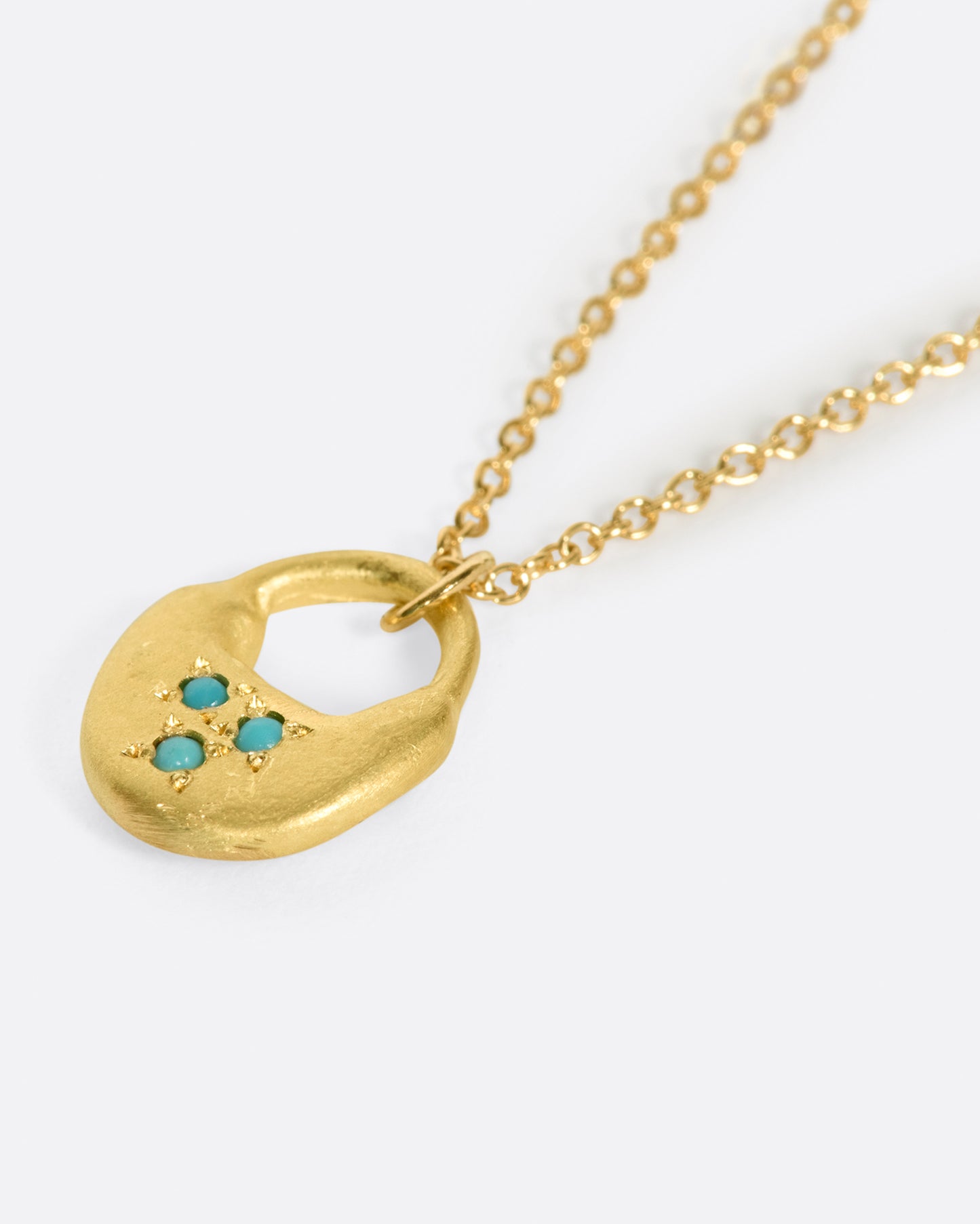 Turquoise Lock Necklace