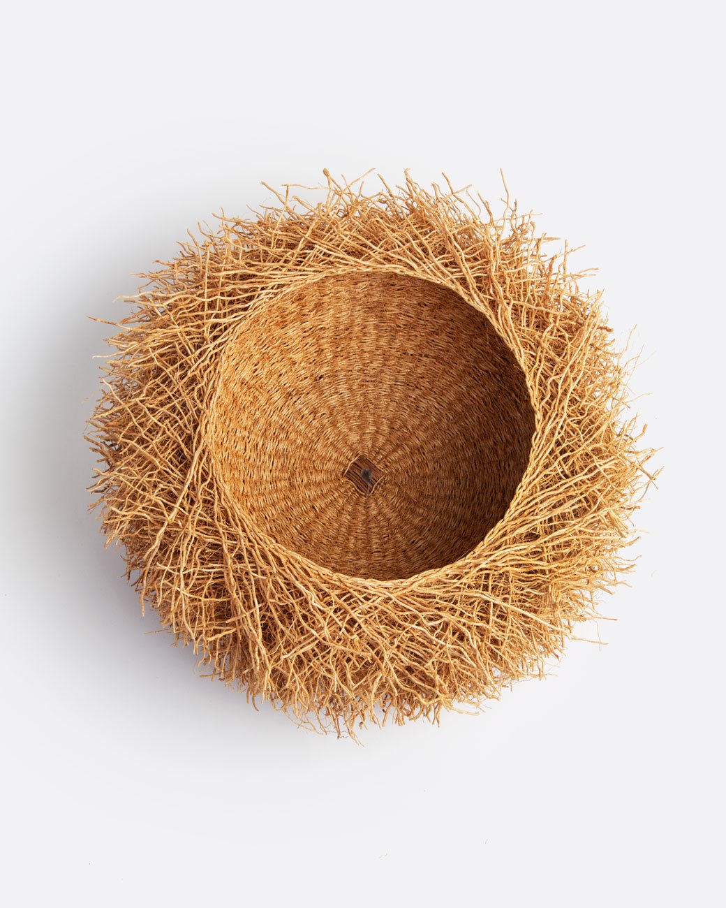 birds eye view of vetiver bowl