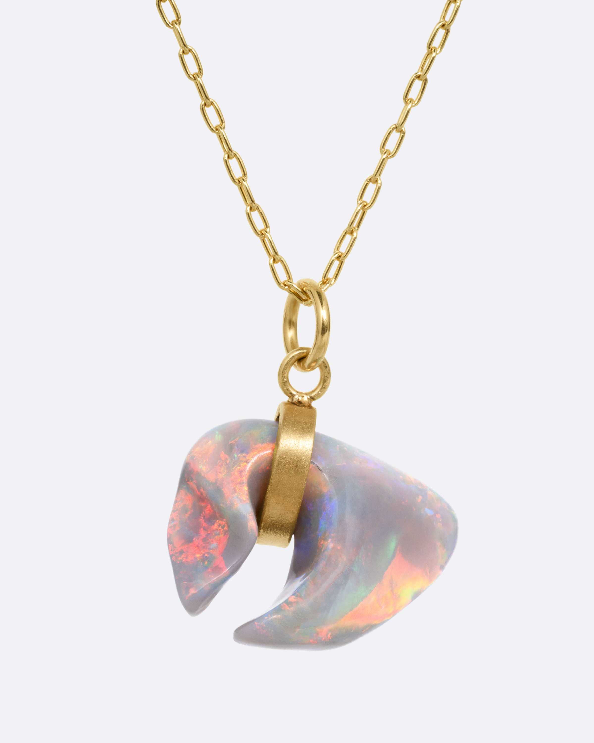 OPAL BEAR CLAW NECKLACE