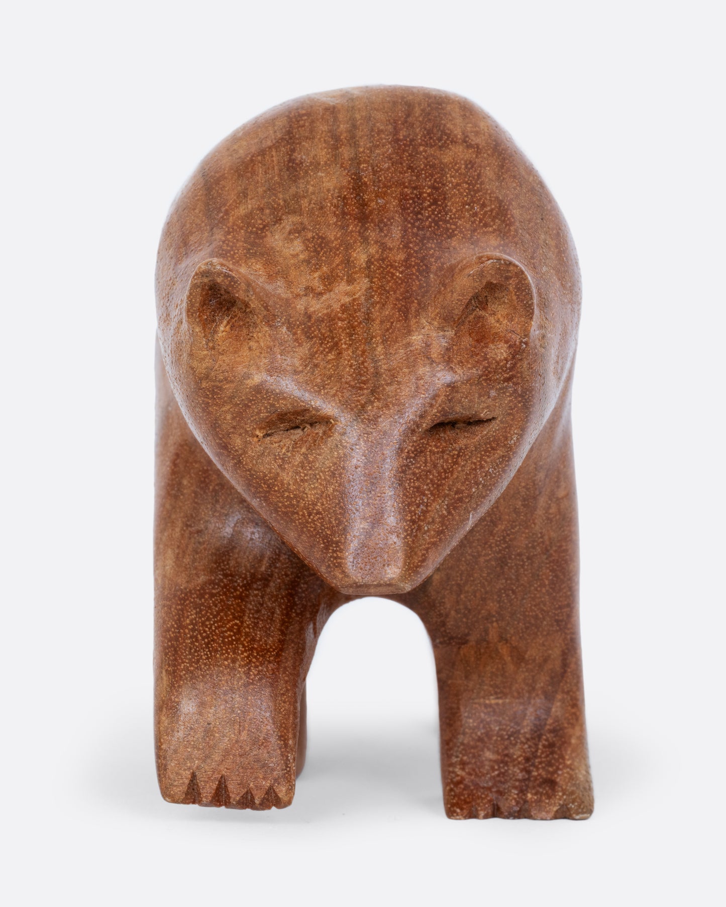 Hand Carved Wooden Bear