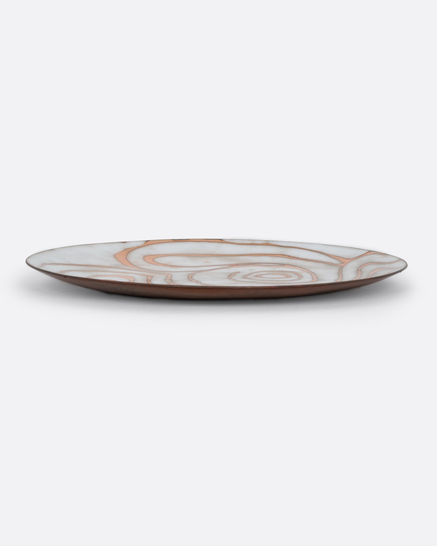 Swirling Enamel Plate