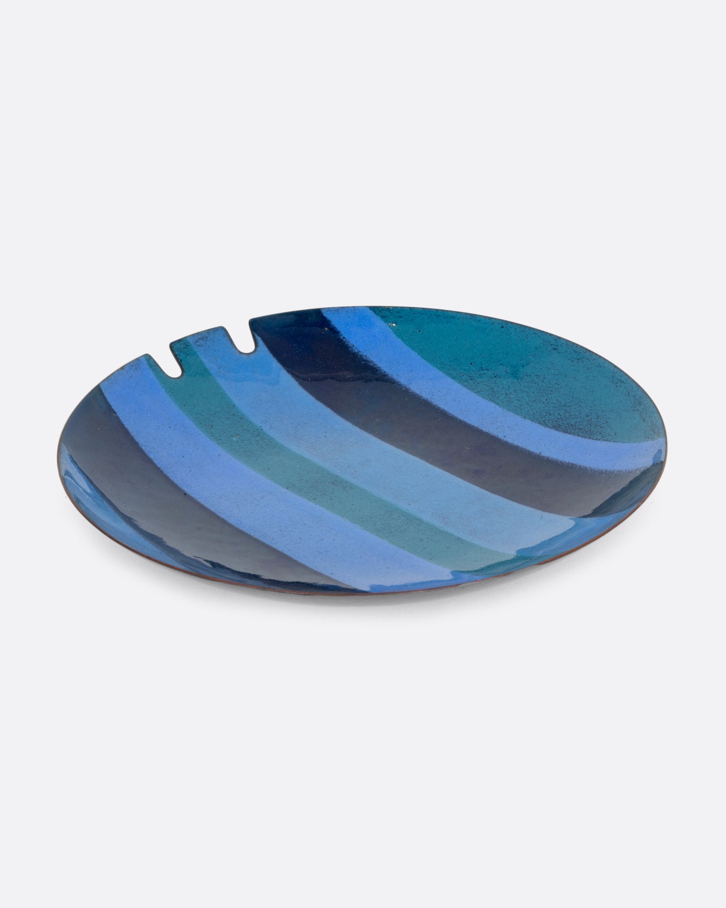 Striped Ashtray Plate