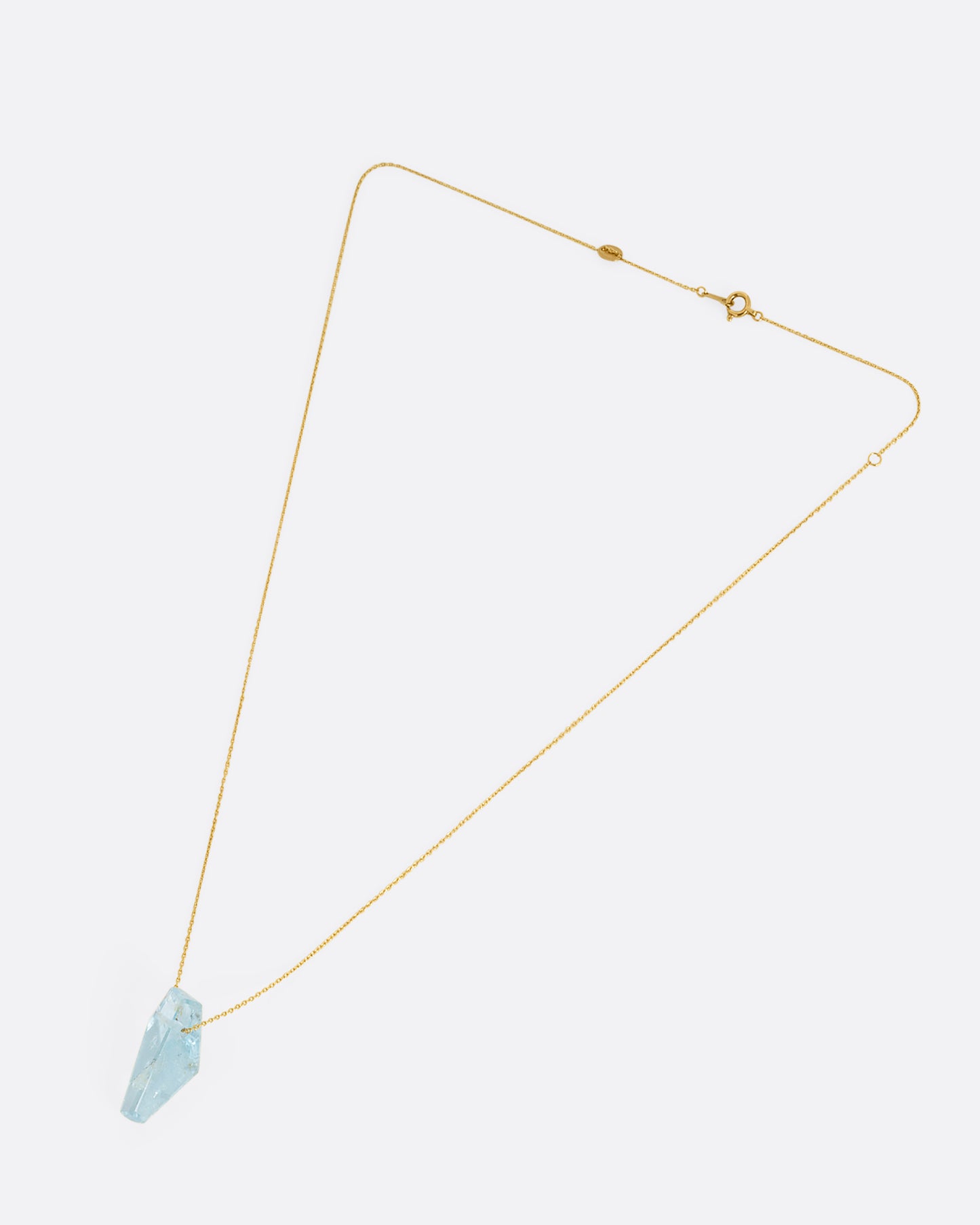 Free-form Aquamarine Necklace