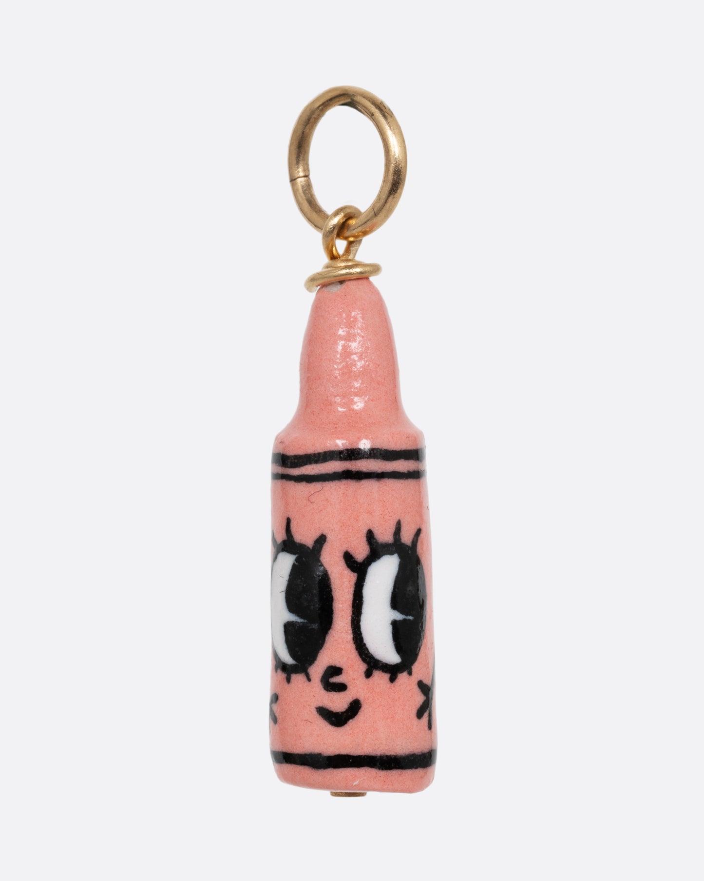 Pink Crayon Charm