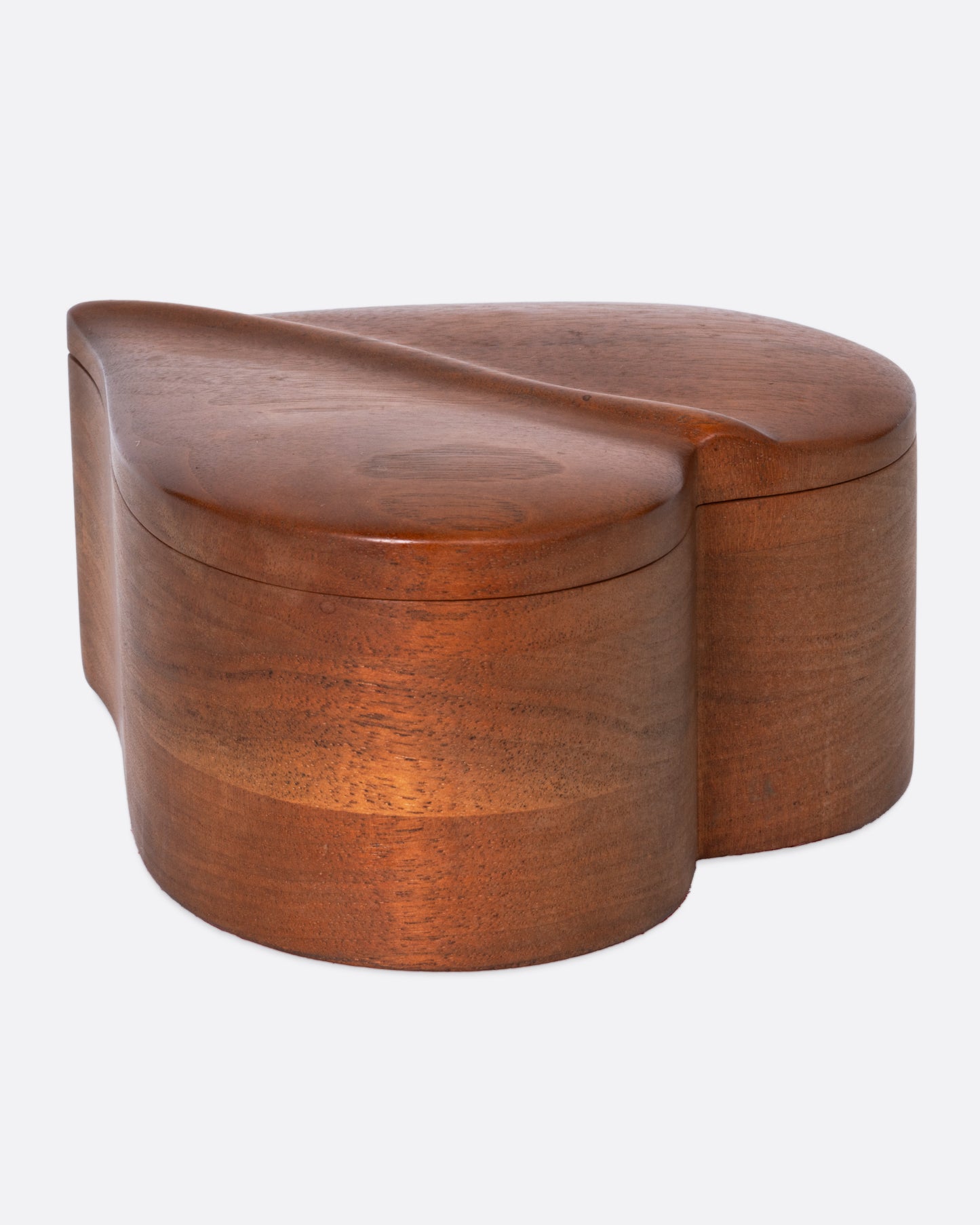 Wooden Heart Shaped Box