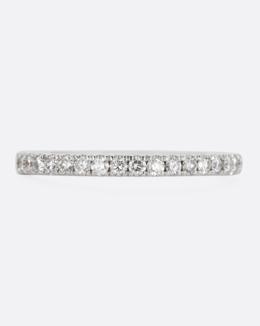 White Diamond Eternity Band