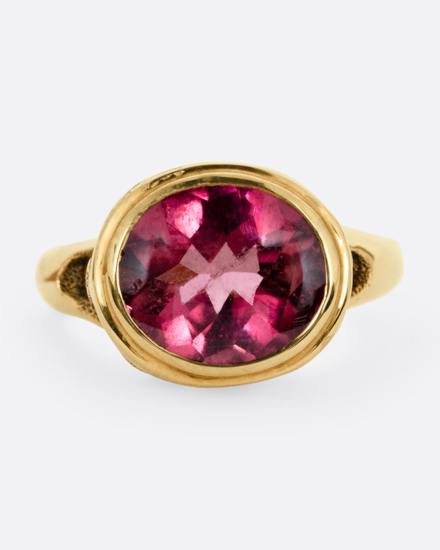 Pink Tourmaline and Diamond Ring