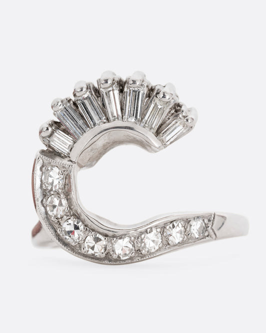 Diamond Wave Ring