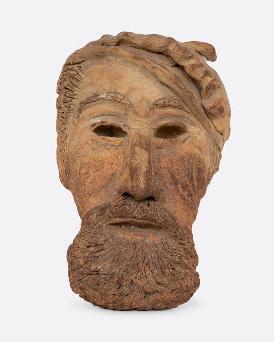 Artist Signed Ceramic Portrait Mask